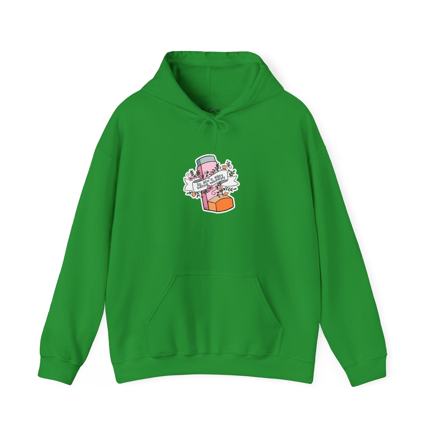 It Ain't Easy Being Wheezy Floral Hooded Sweatshirt - Comfortable & Stylish