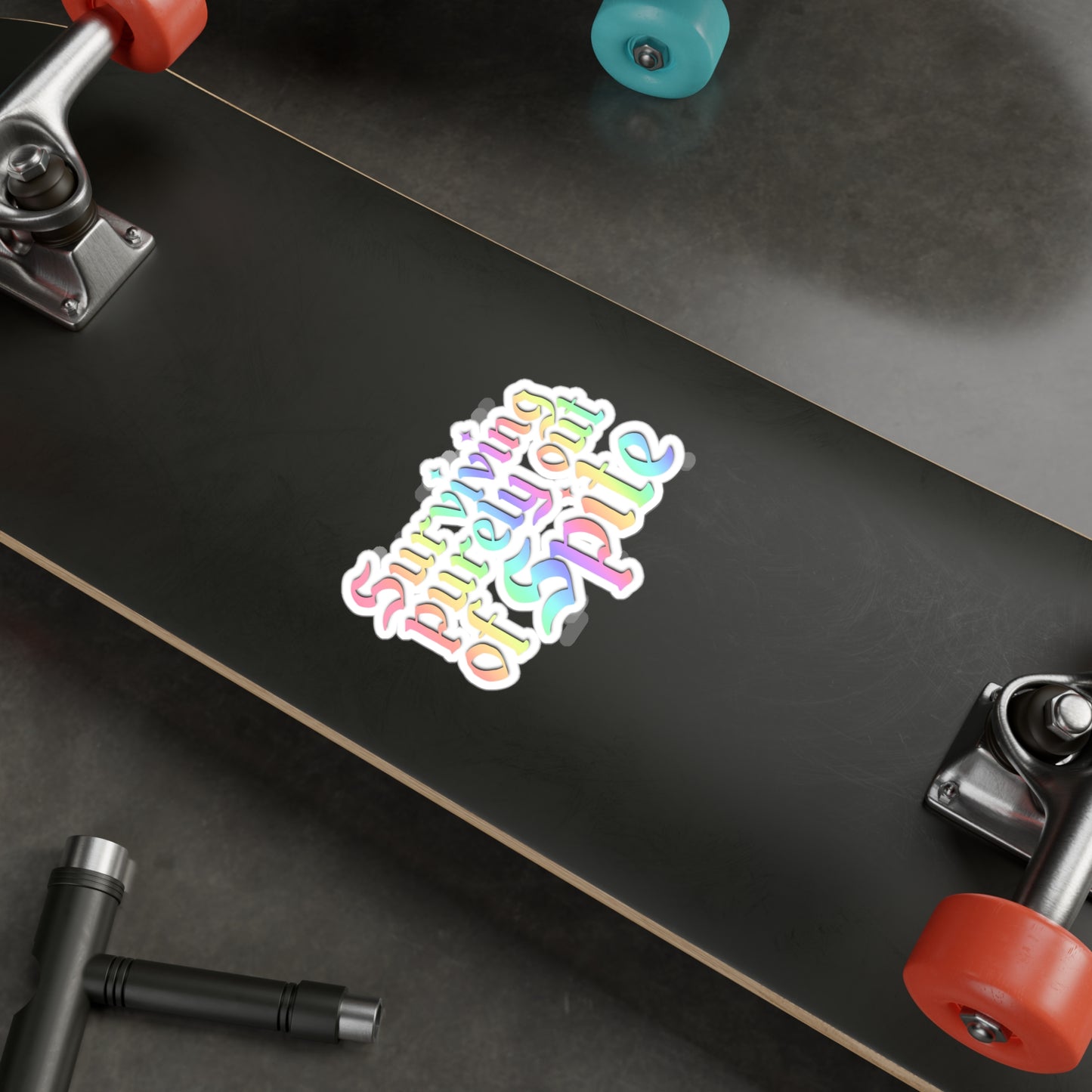 Surviving Purely Out of Spite Vinyl Decal