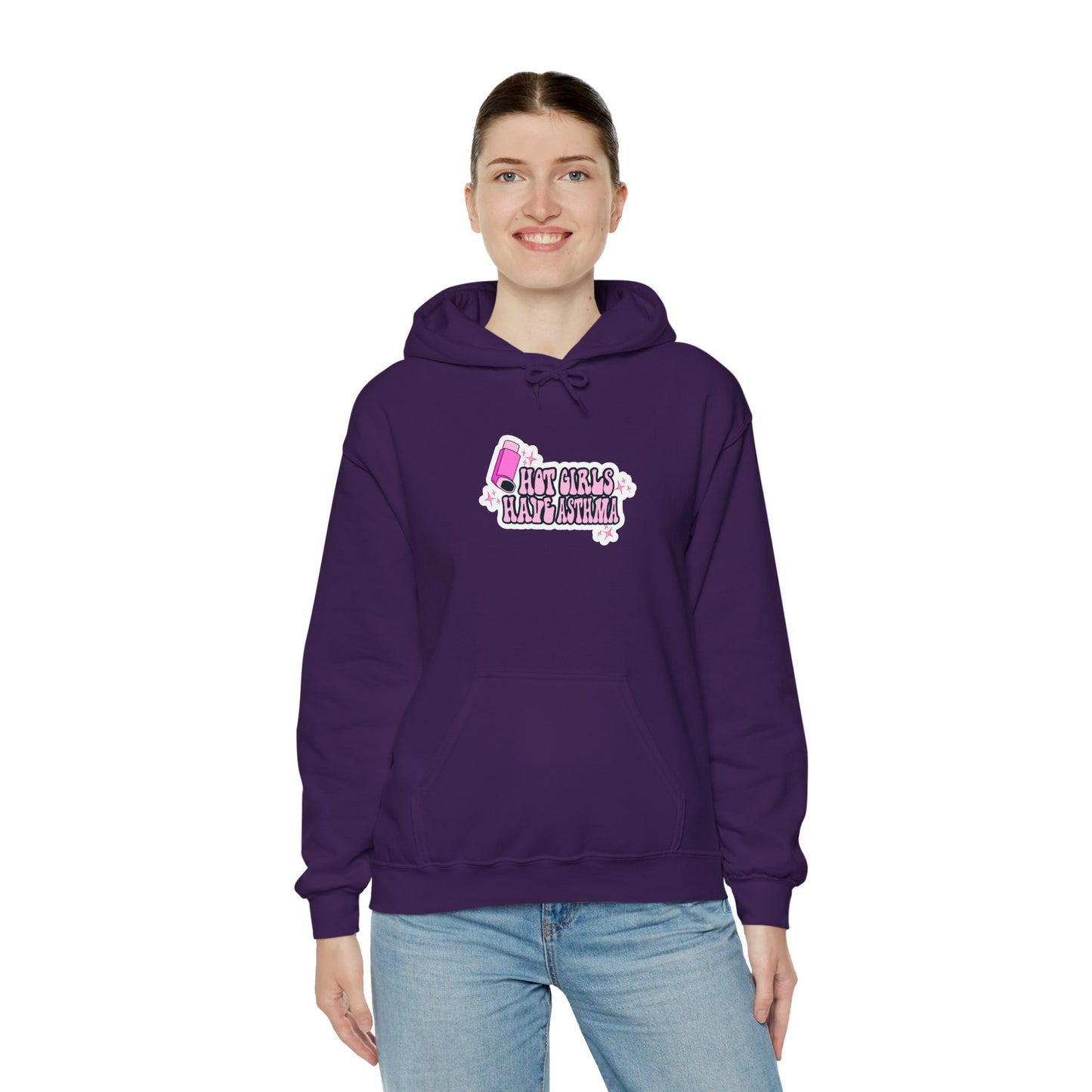 Hot Girls Have Asthma Hooded Sweatshirt