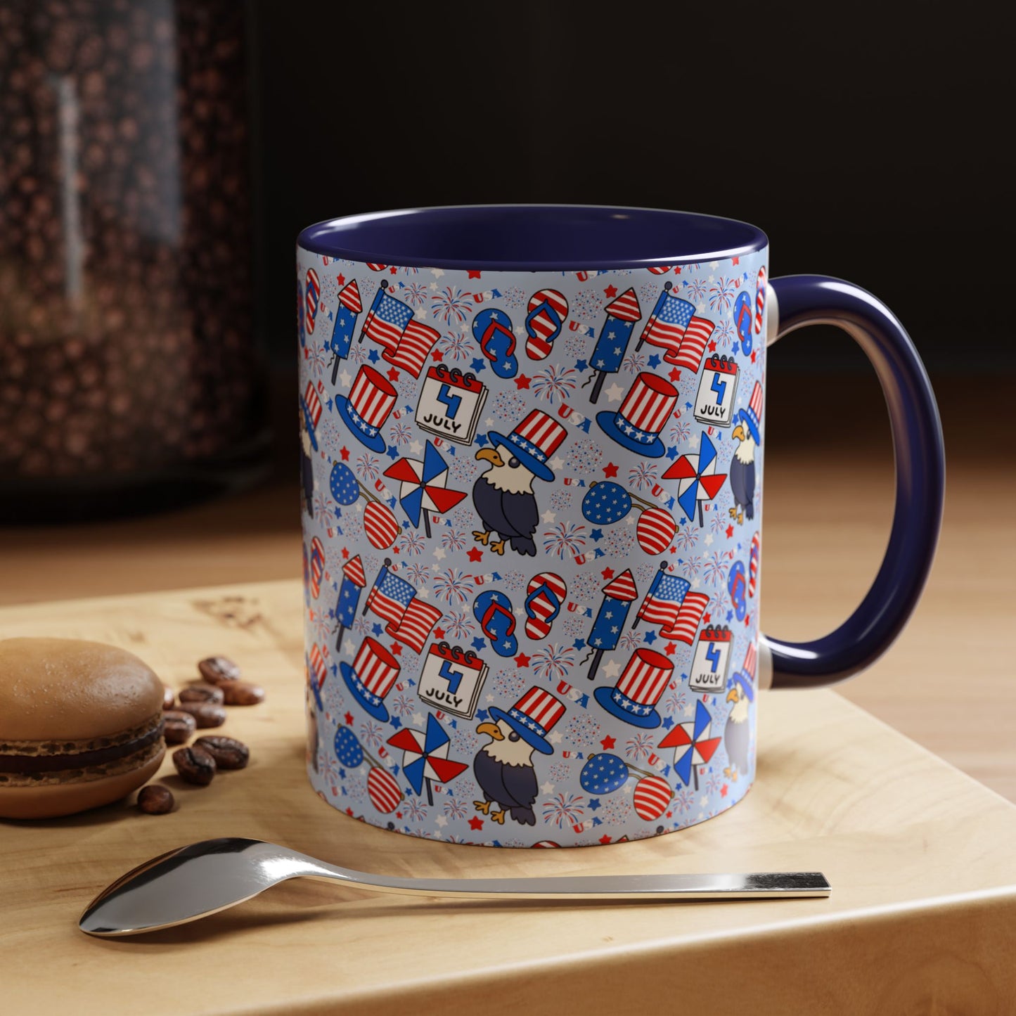 Patriotic Accent Coffee Mug