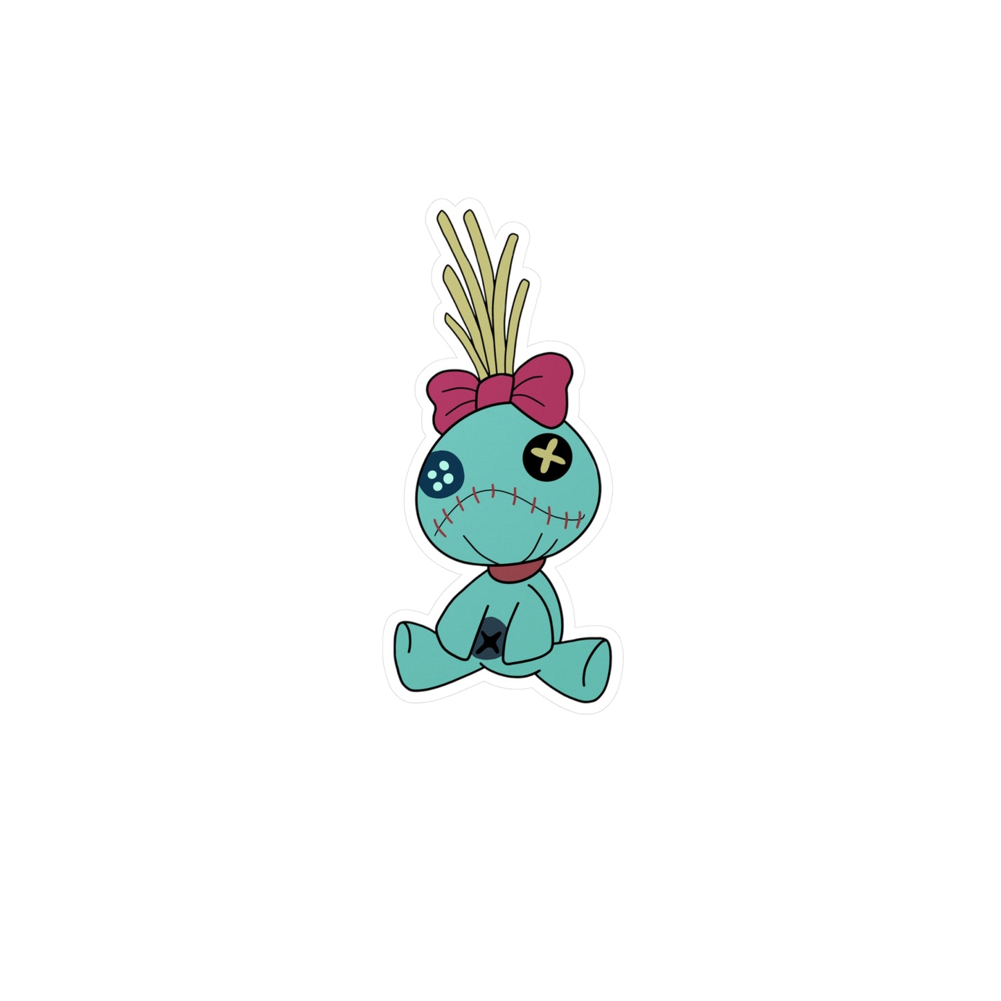 Scrump Lilo & Stitch Doll - Kiss-Cut Vinyl Decal