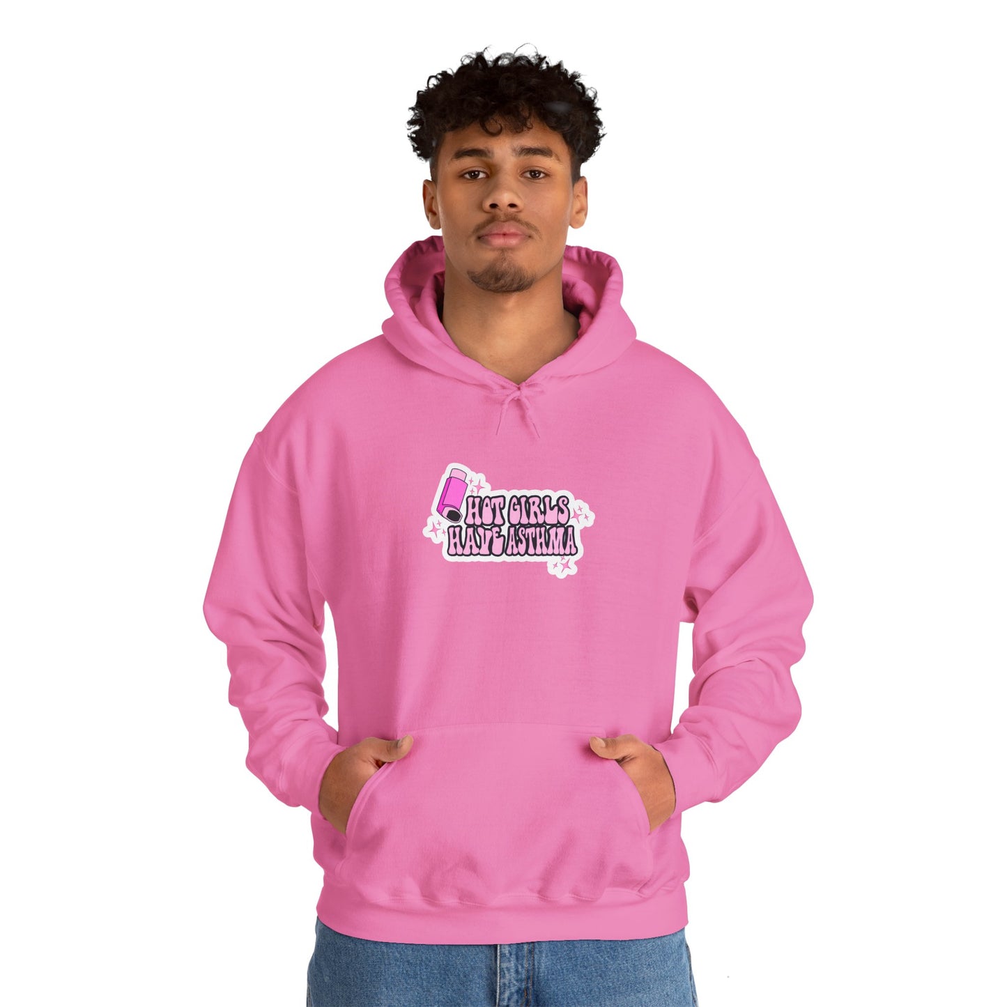 Hot Girls Have Asthma Hooded Sweatshirt