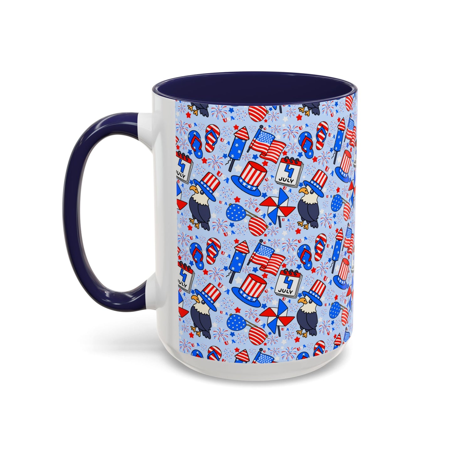 Patriotic Accent Coffee Mug