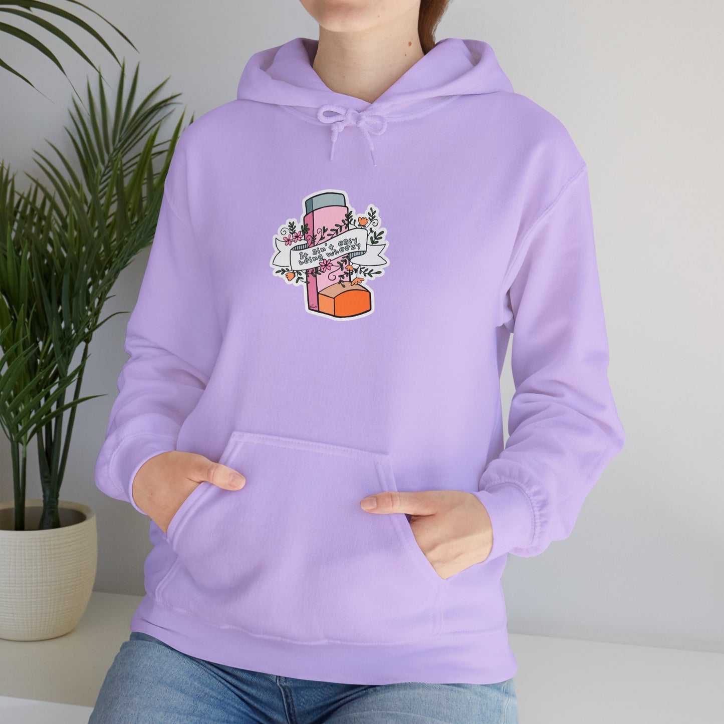 It Ain't Easy Being Wheezy Floral Hooded Sweatshirt - Comfortable & Stylish