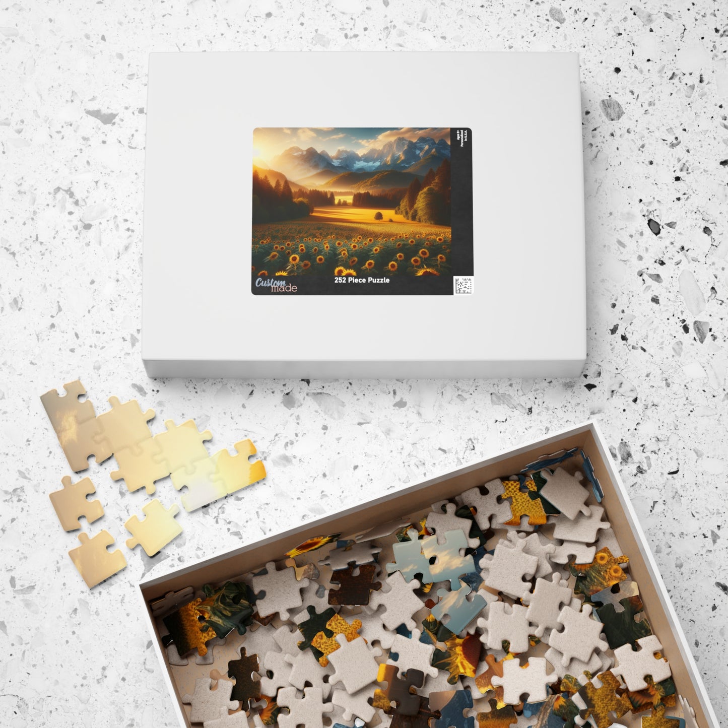 Sunset Valley Landscape Puzzle - 110, 252, 520, 1014-Piece Options