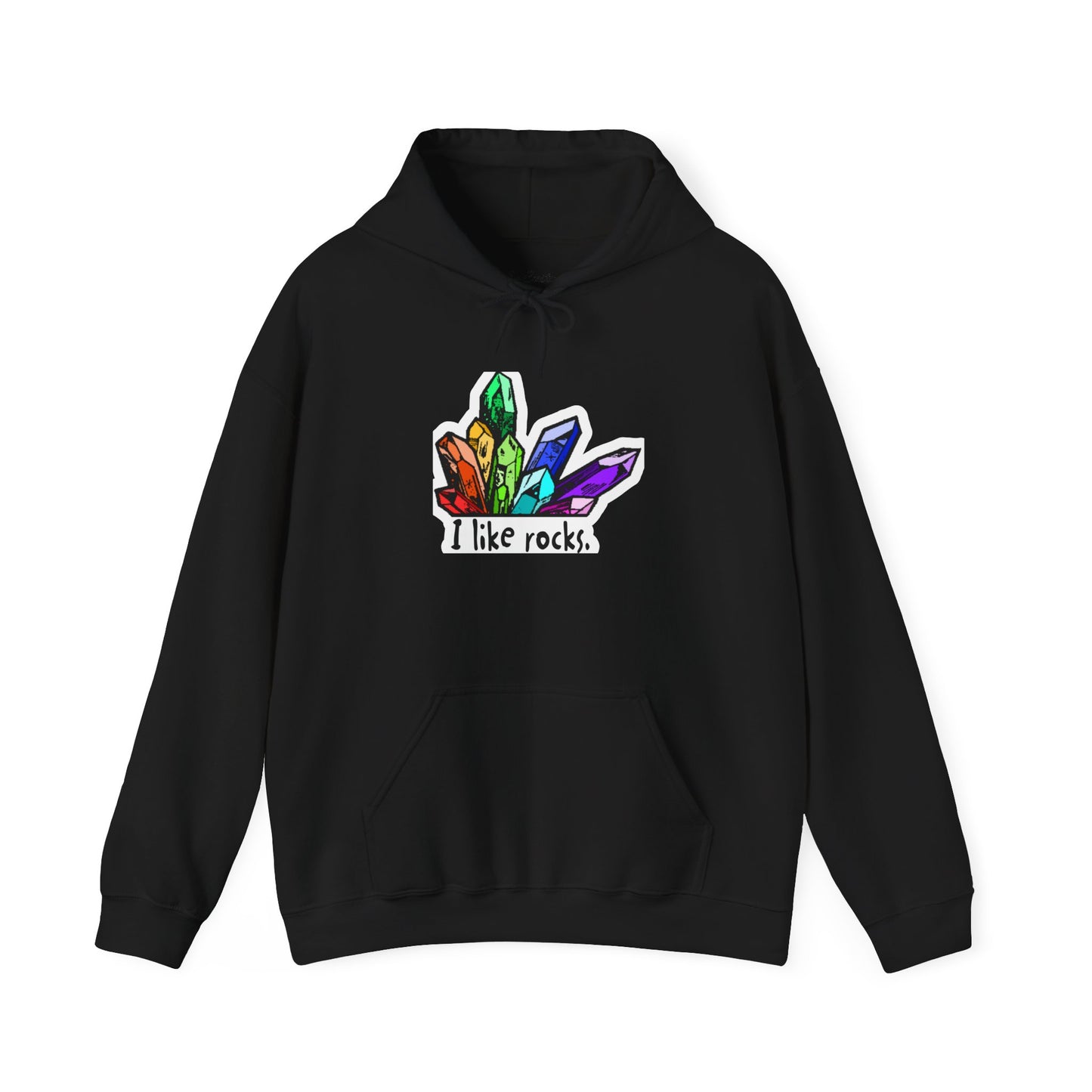 I Like Rocks Hooded Sweatshirt