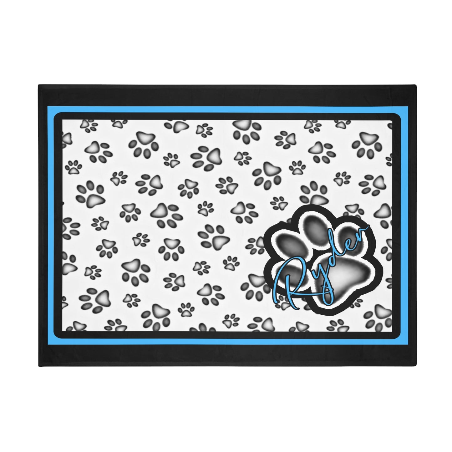 Ryder Plush Fleece Dog Blanket