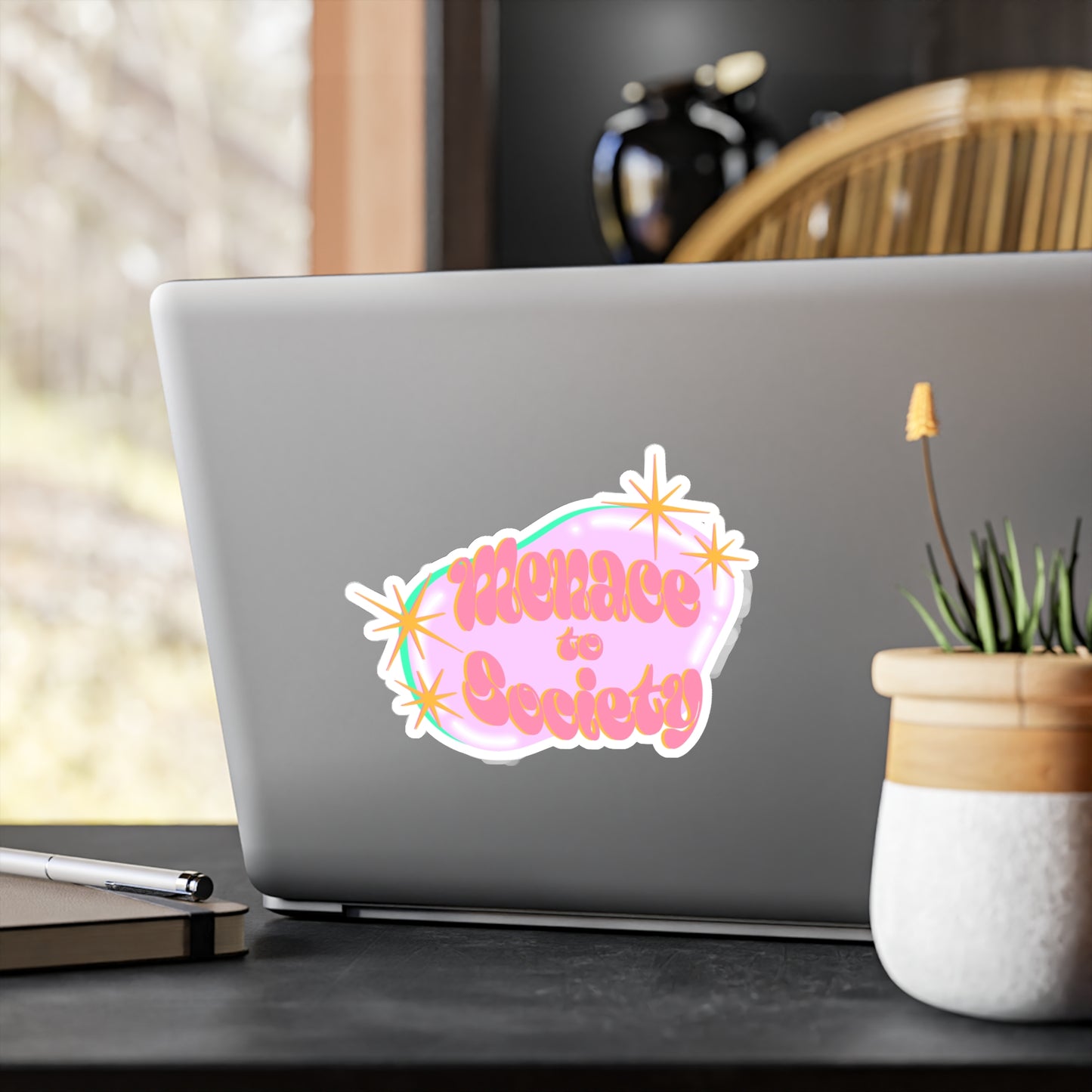 Menace to Society Kiss Cut Vinyl Decal