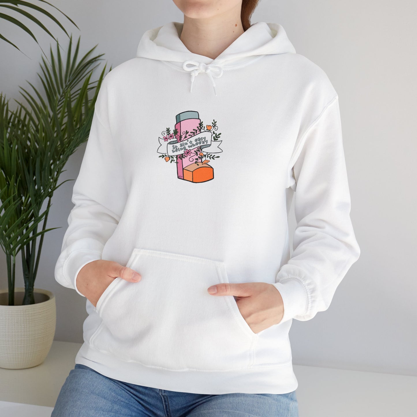 It Ain't Easy Being Wheezy Floral Hooded Sweatshirt - Comfortable & Stylish