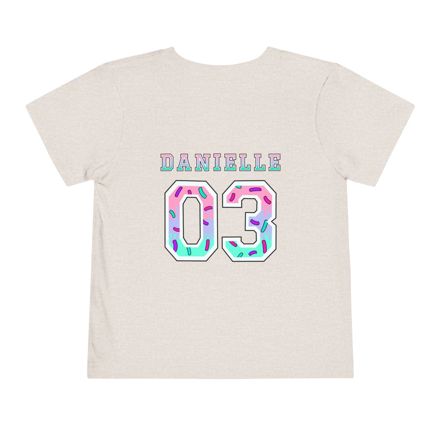 Toddler Short Sleeve Tee - Ice Cream Design
