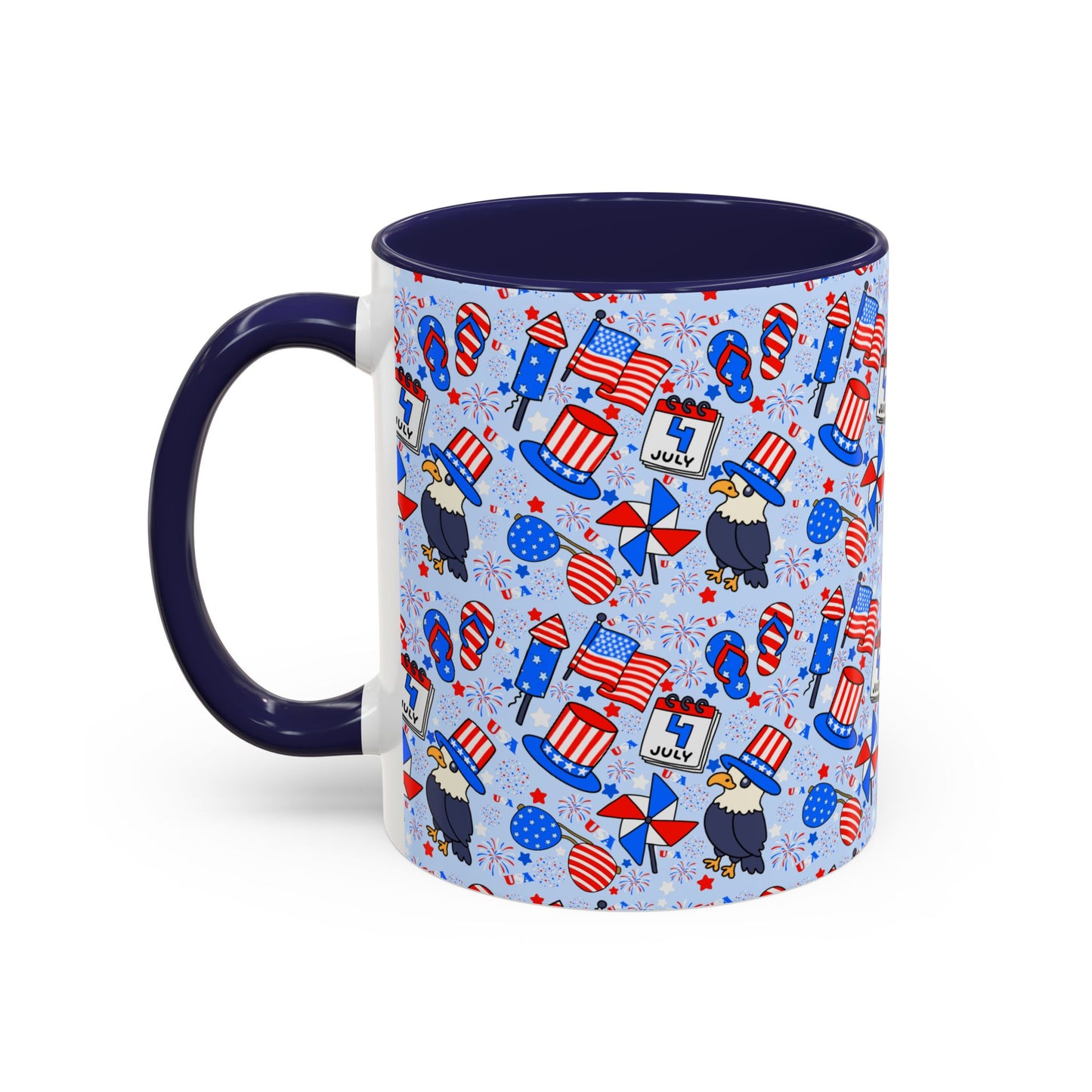 Patriotic Accent Coffee Mug