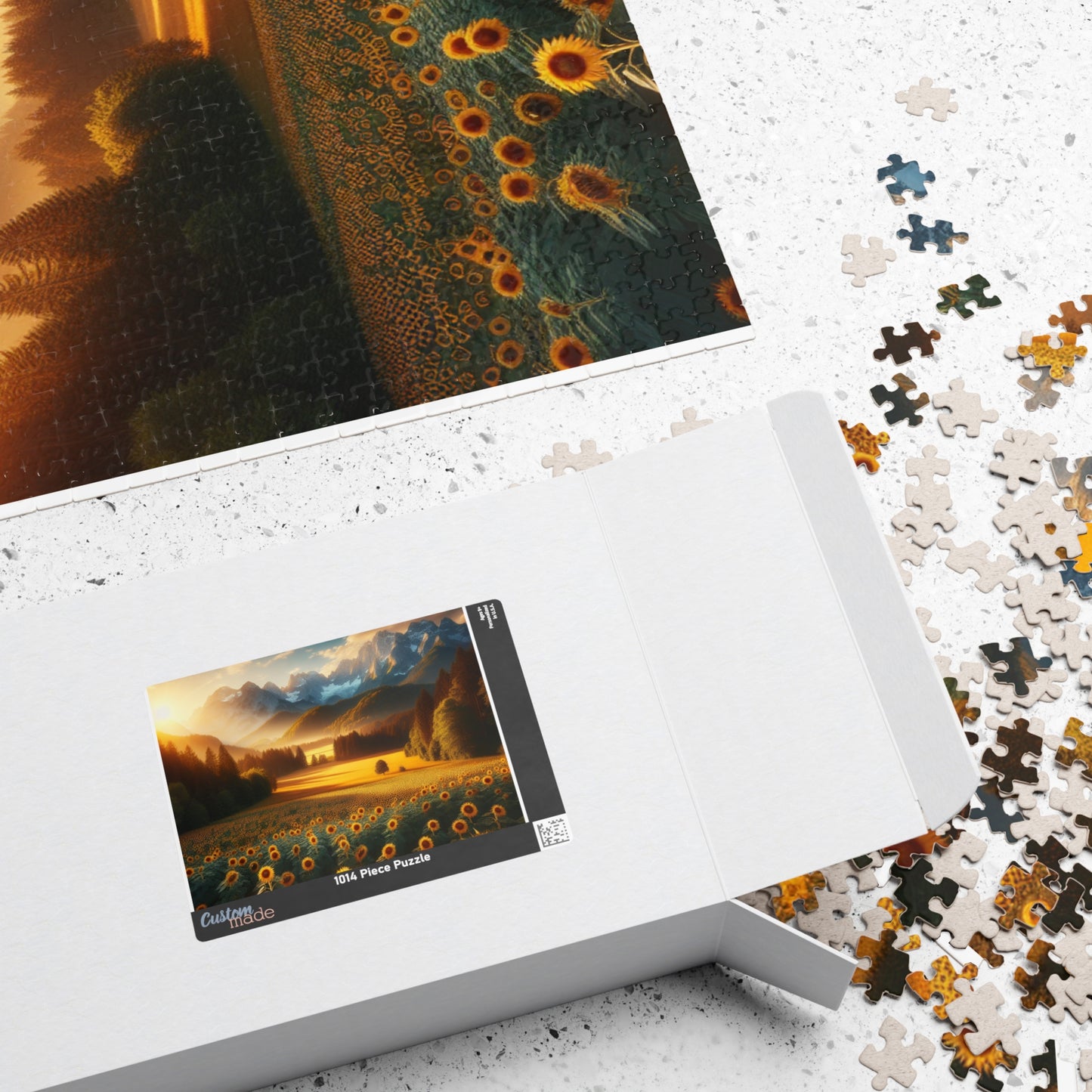 Sunset Valley Landscape Puzzle - 110, 252, 520, 1014-Piece Options