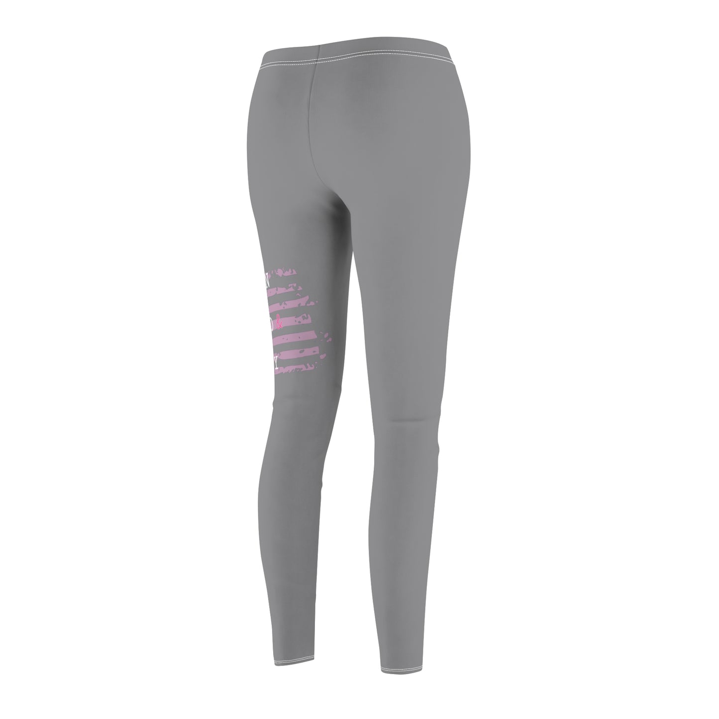 Women Armed & Ready Grey Casual Leggings