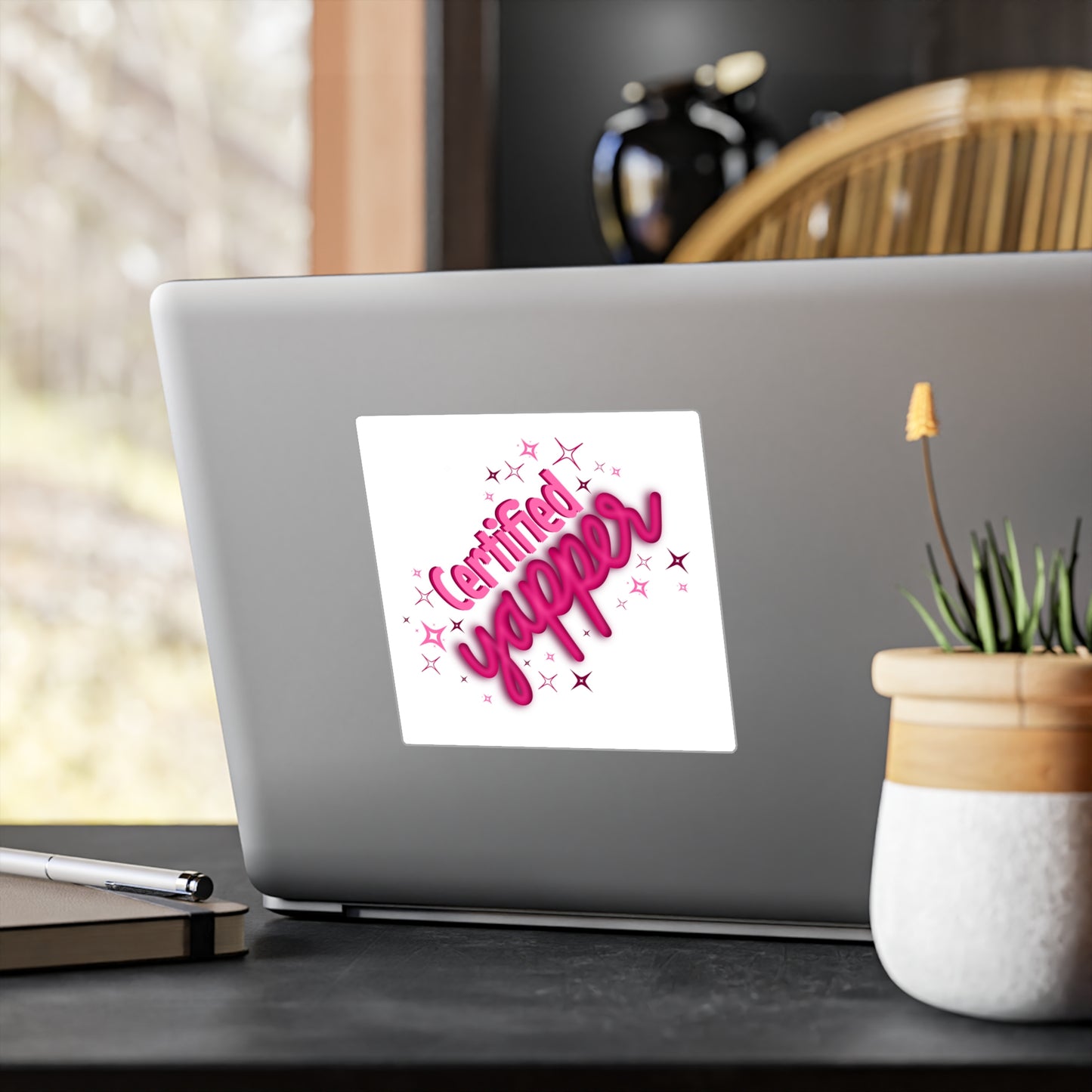Certified Yapper Kiss-Cut Vinyl Decal