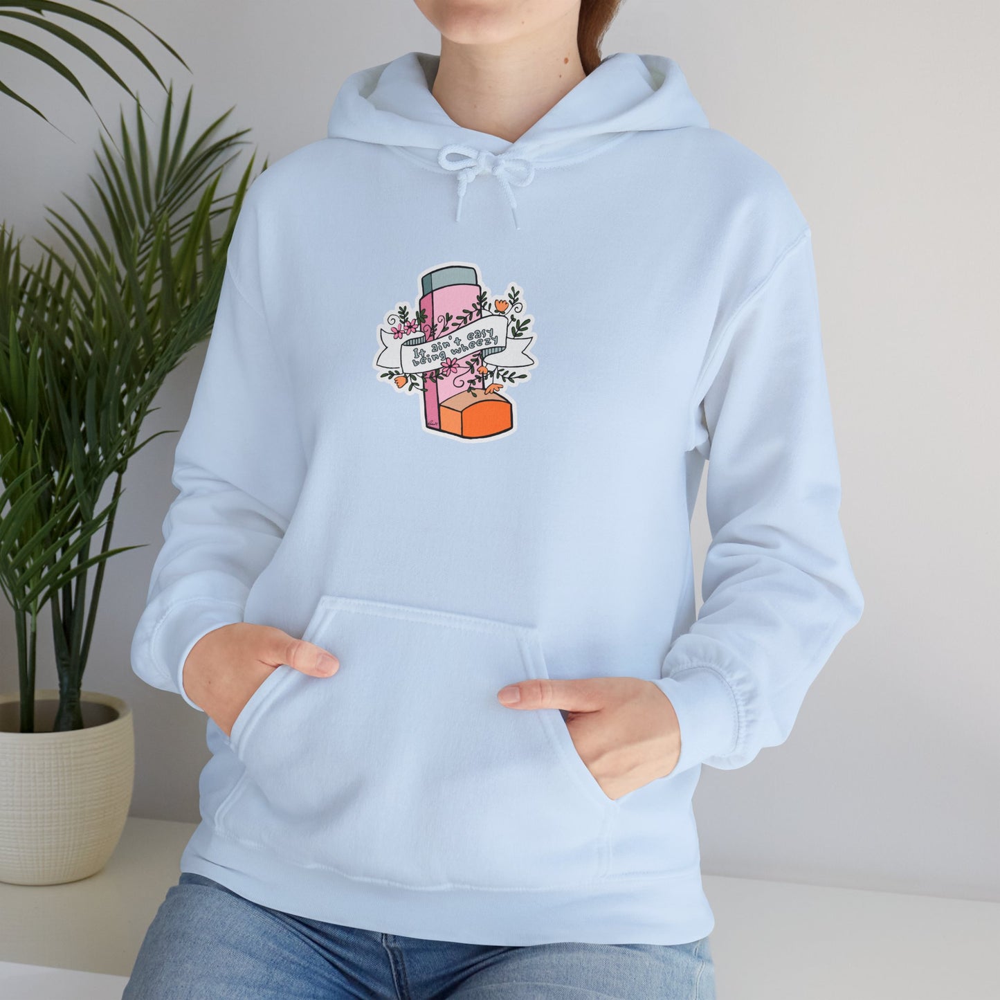 It Ain't Easy Being Wheezy Floral Hooded Sweatshirt - Comfortable & Stylish