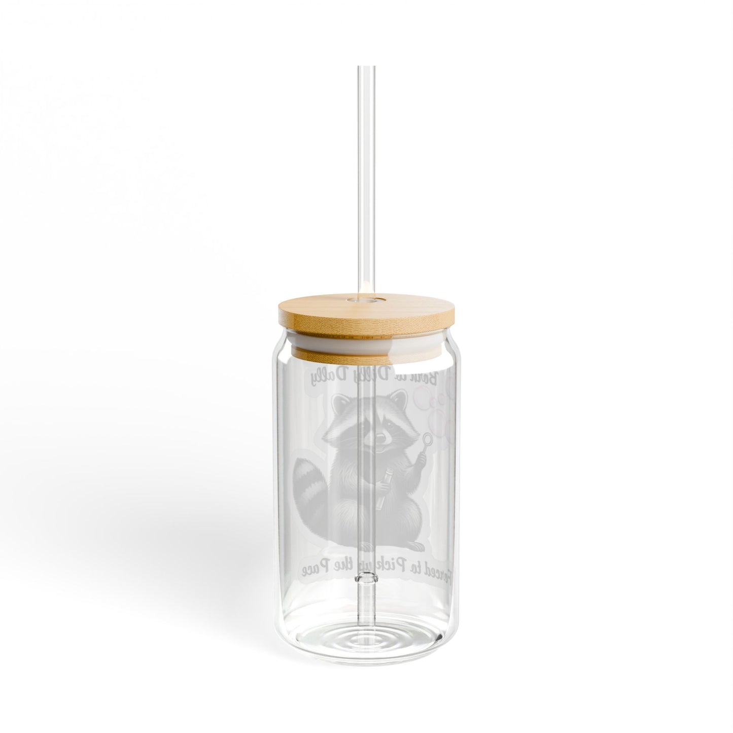 Born To Dilly Dally 16oz Sipper Glass