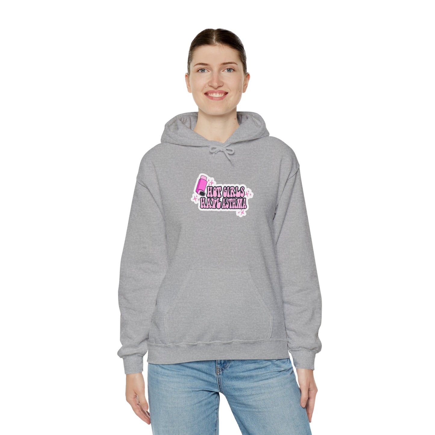 Hot Girls Have Asthma Hooded Sweatshirt