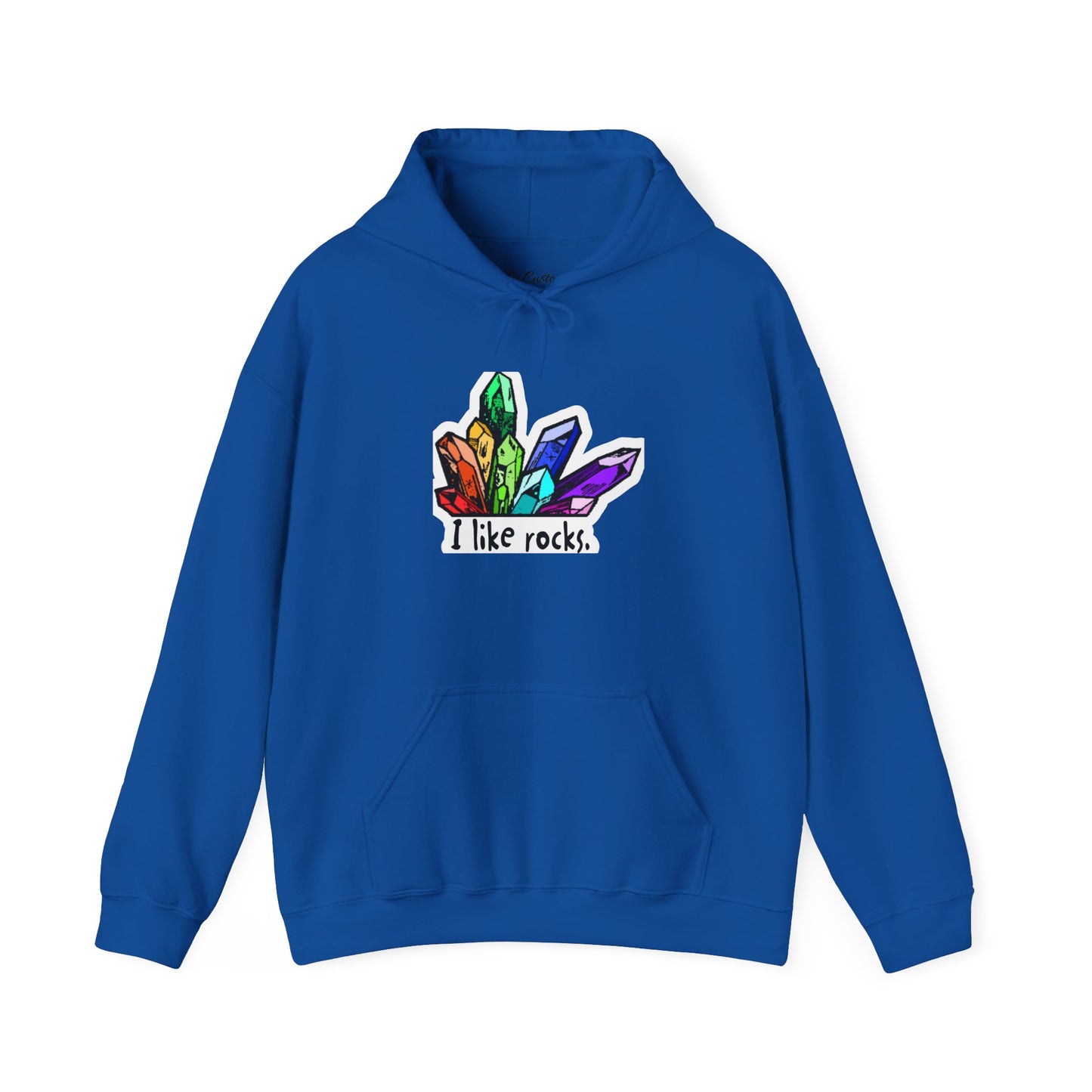 I Like Rocks Hooded Sweatshirt