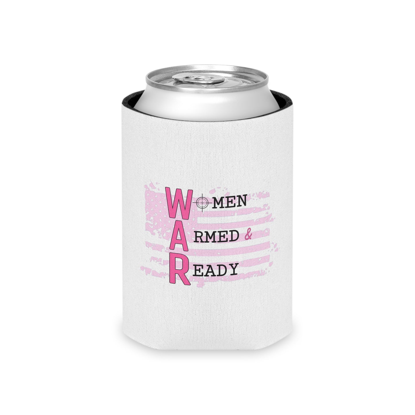 Women Armed & Ready Can Cooler