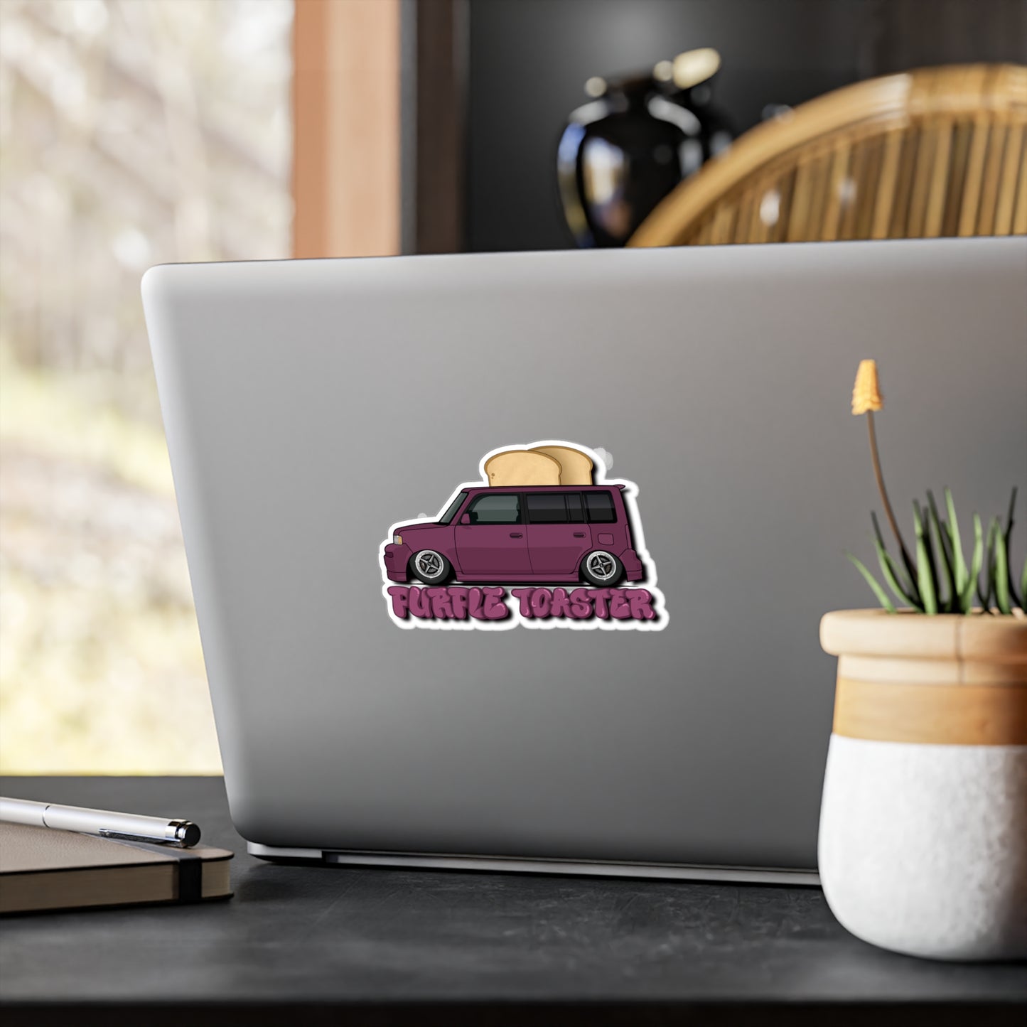Purple Toaster Vinyl Decals
