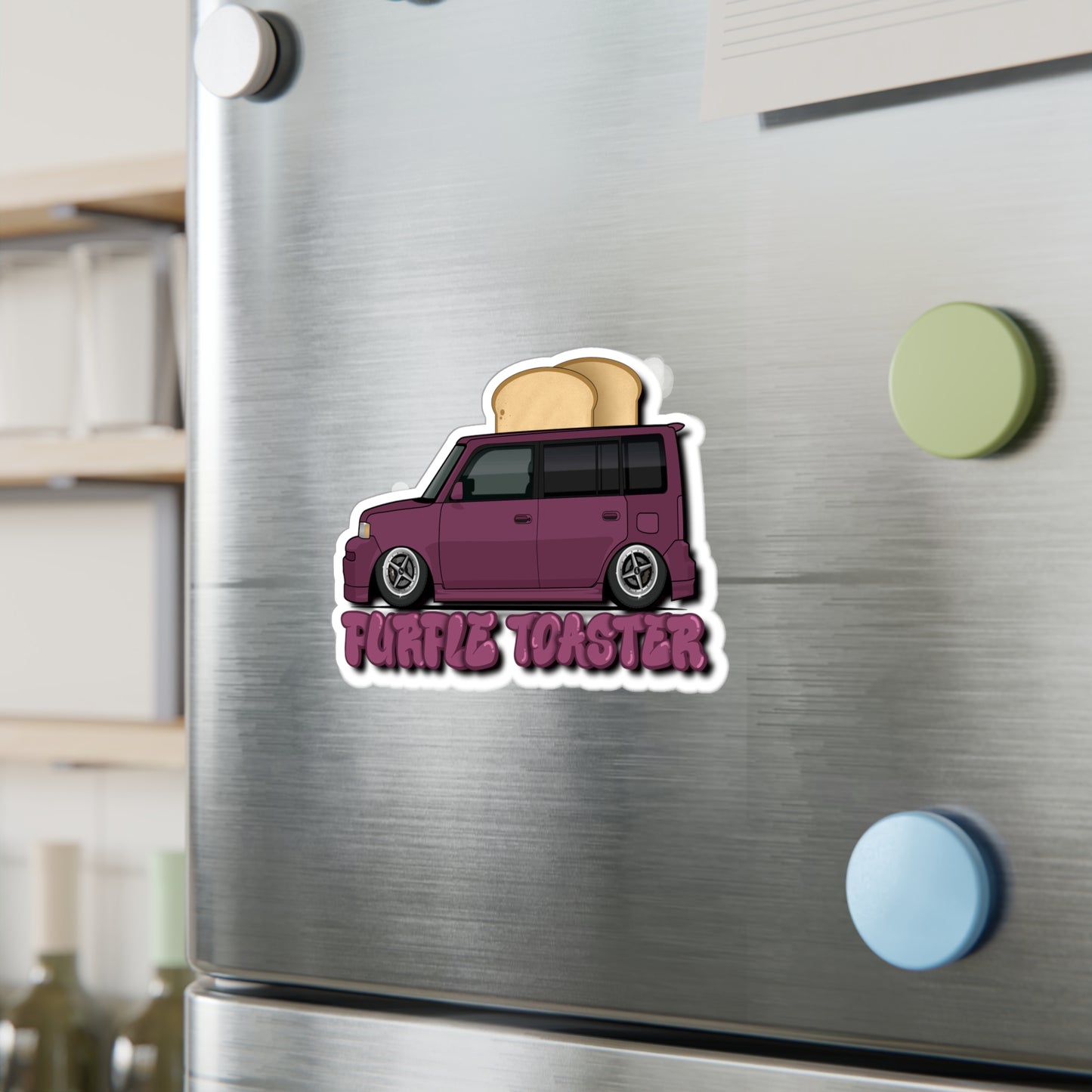 Purple Toaster Vinyl Decals