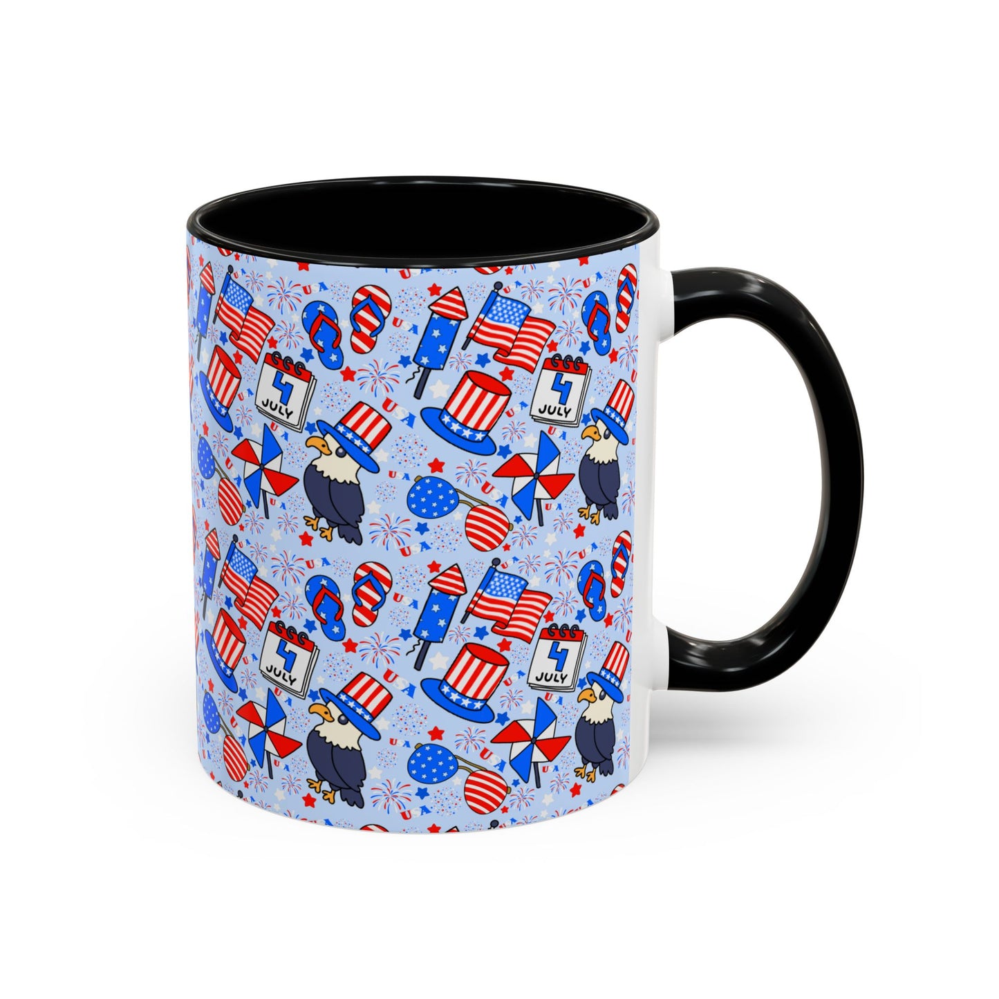 Patriotic Accent Coffee Mug