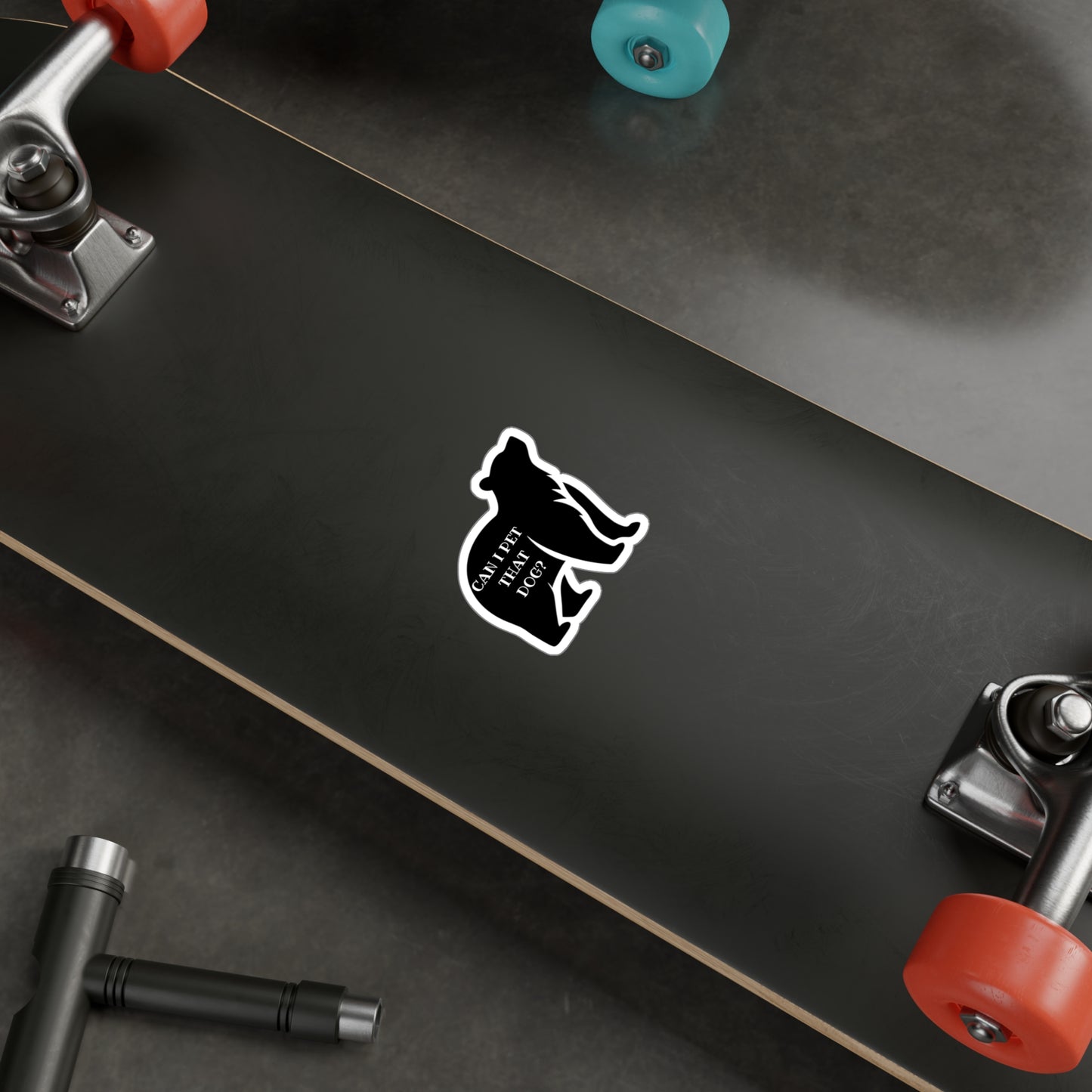 Can I Pet That Dog? Vinyl Kiss Cut Sticker