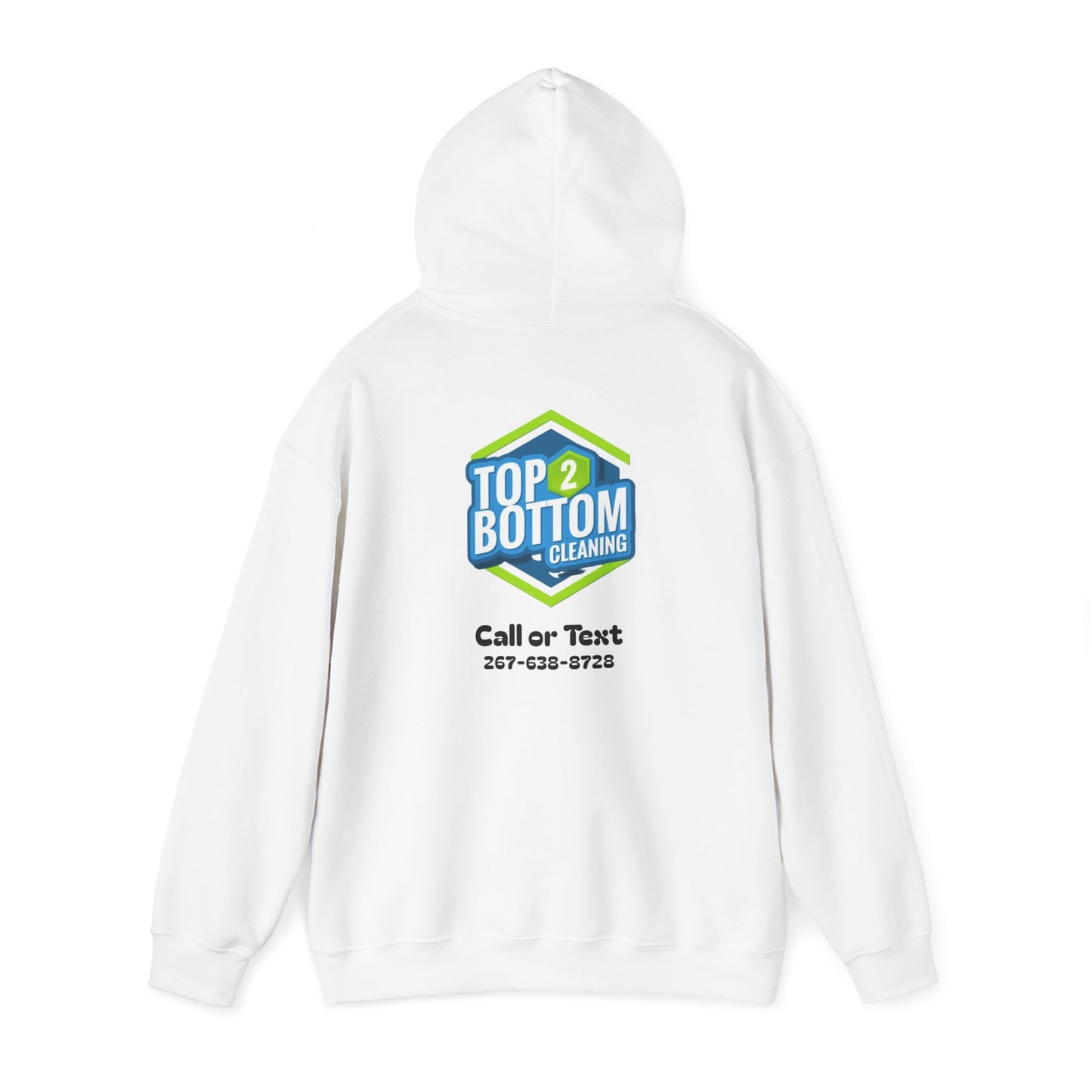 Top 2 Bottom Cleaning Hooded Sweatshirt