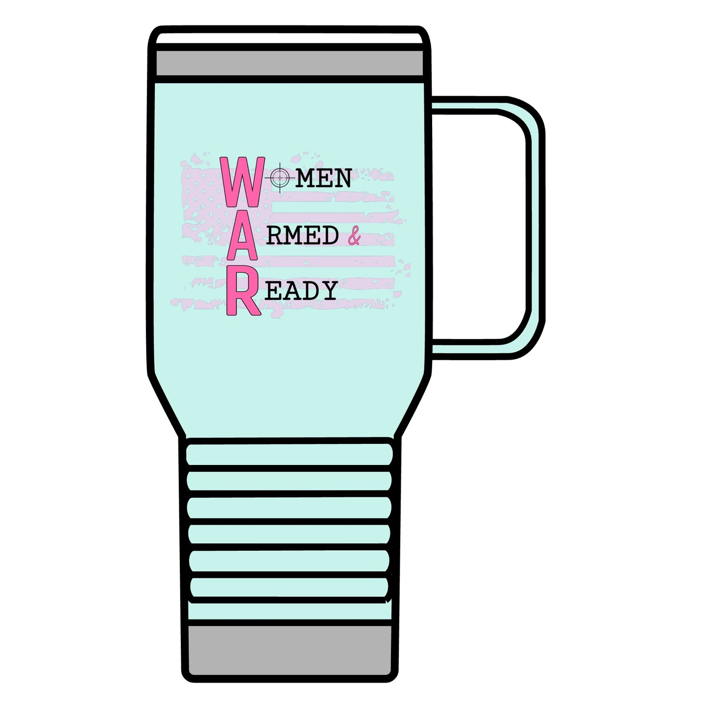 Women Armed & Ready 20oz Travel Mug