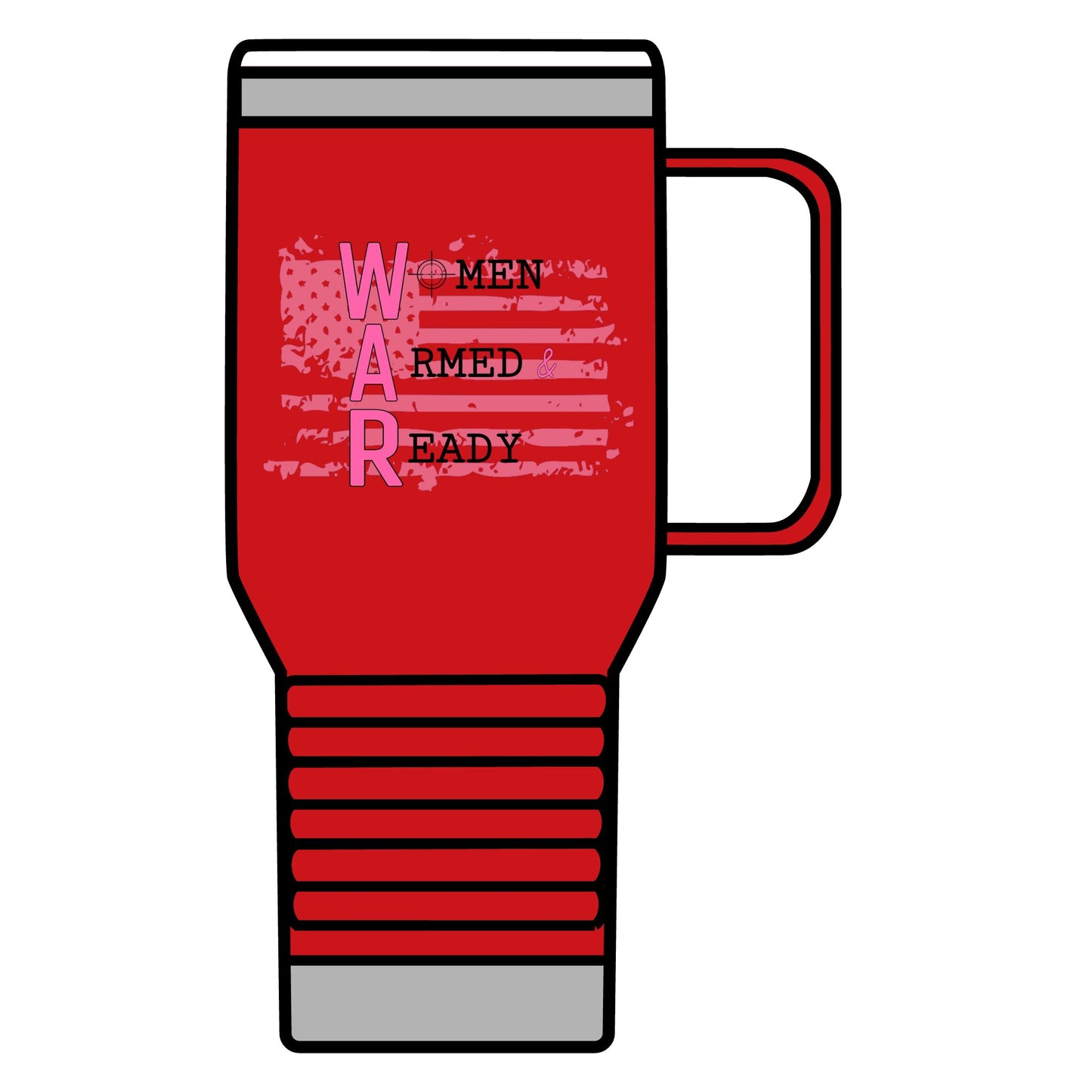 Women Armed & Ready 20oz Travel Mug
