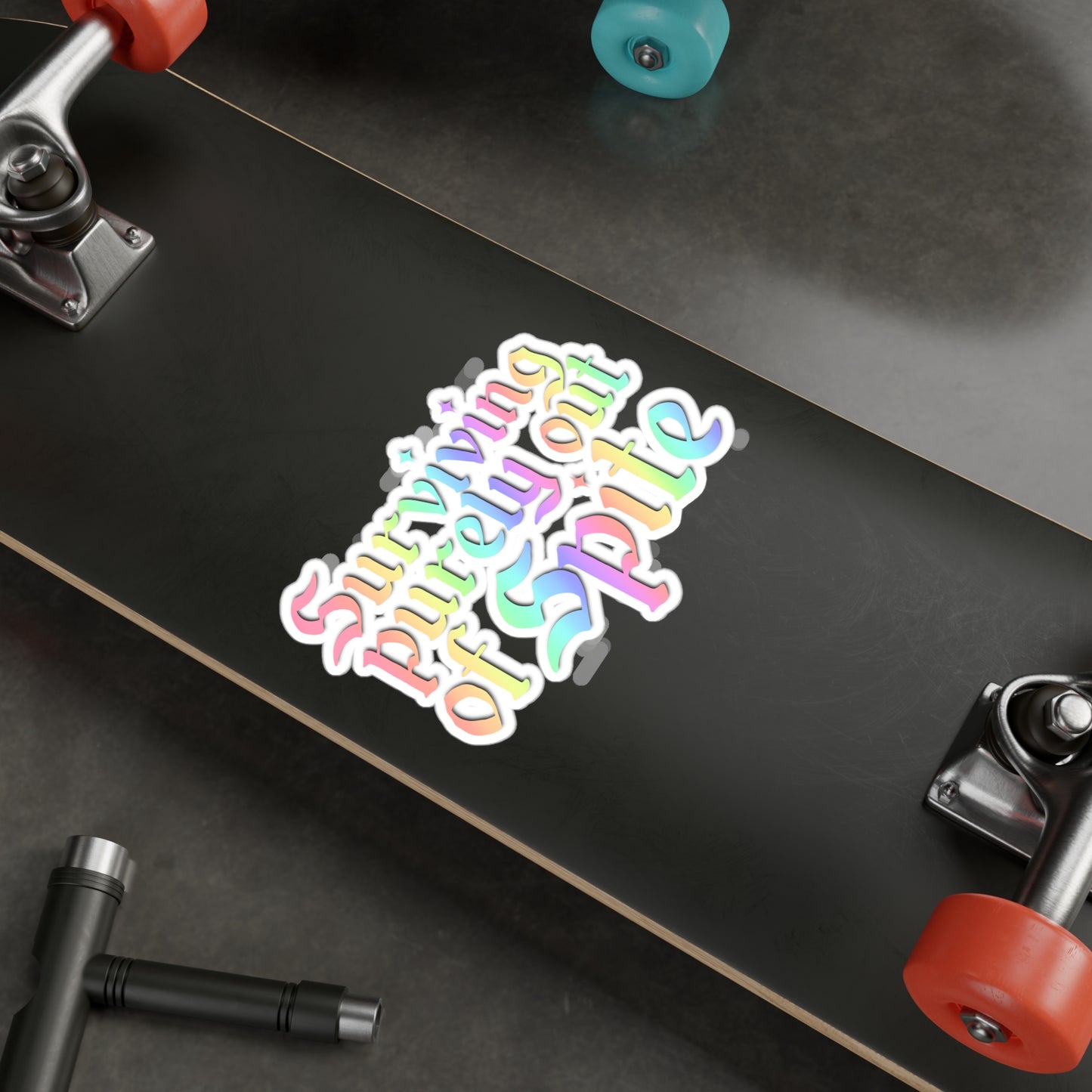 Surviving Purely Out of Spite Vinyl Decal