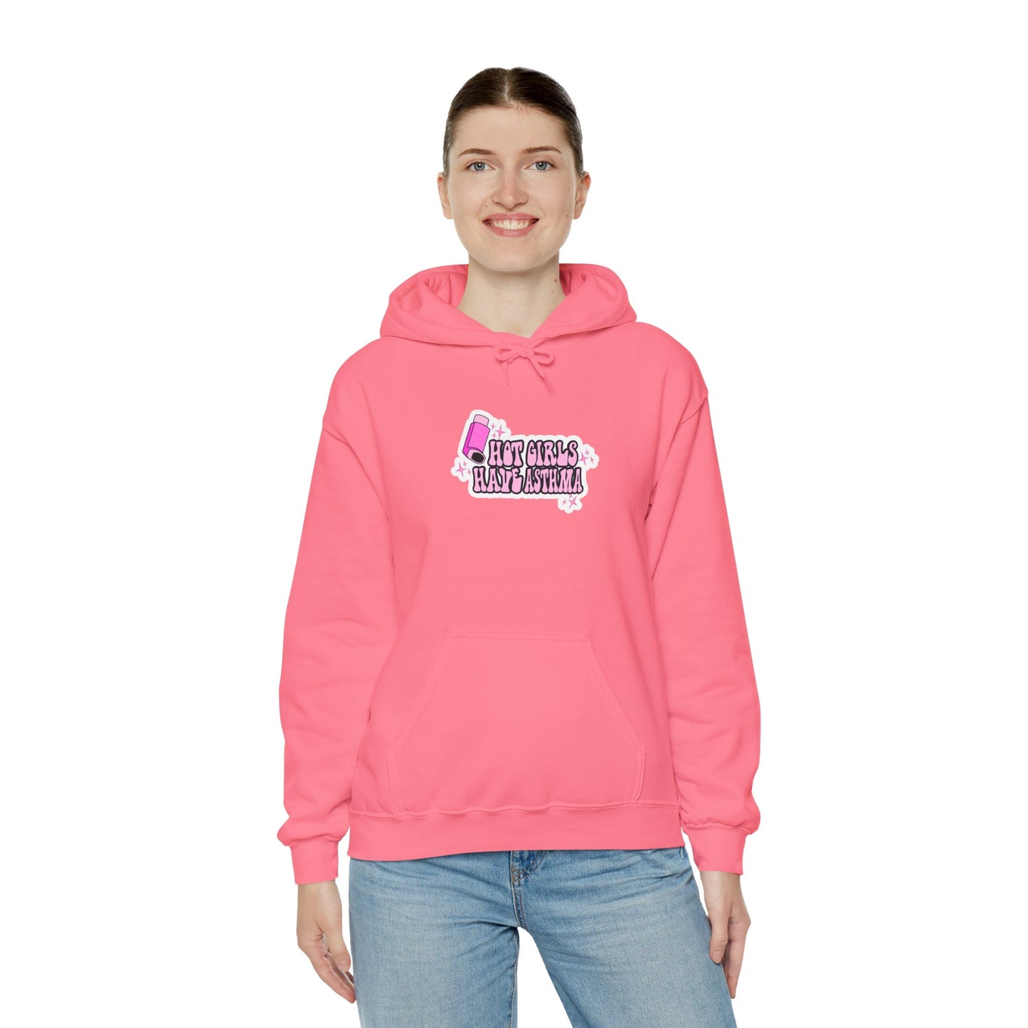 Hot Girls Have Asthma Hooded Sweatshirt