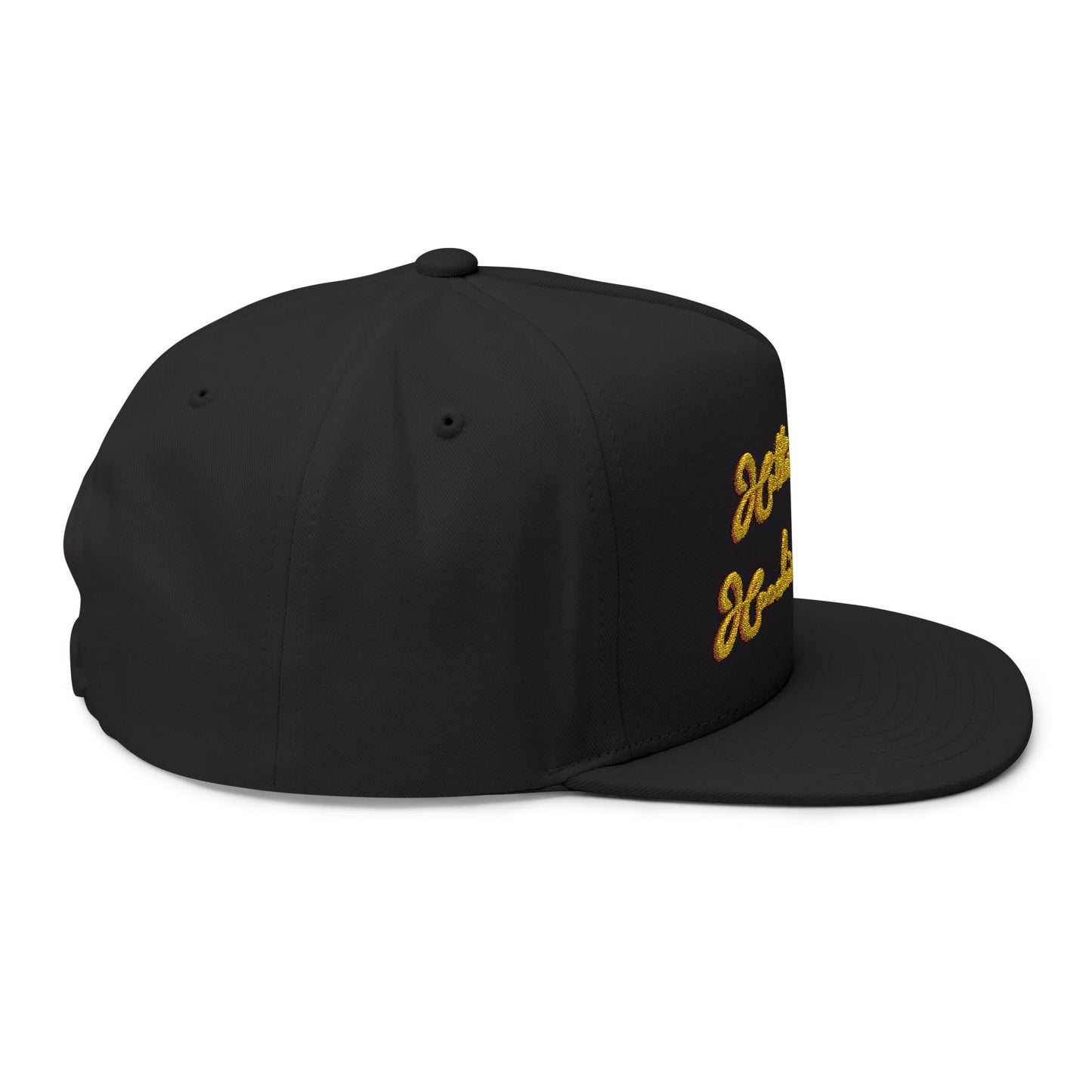 Embroidered Flat Bill Cap - Hotter Than A