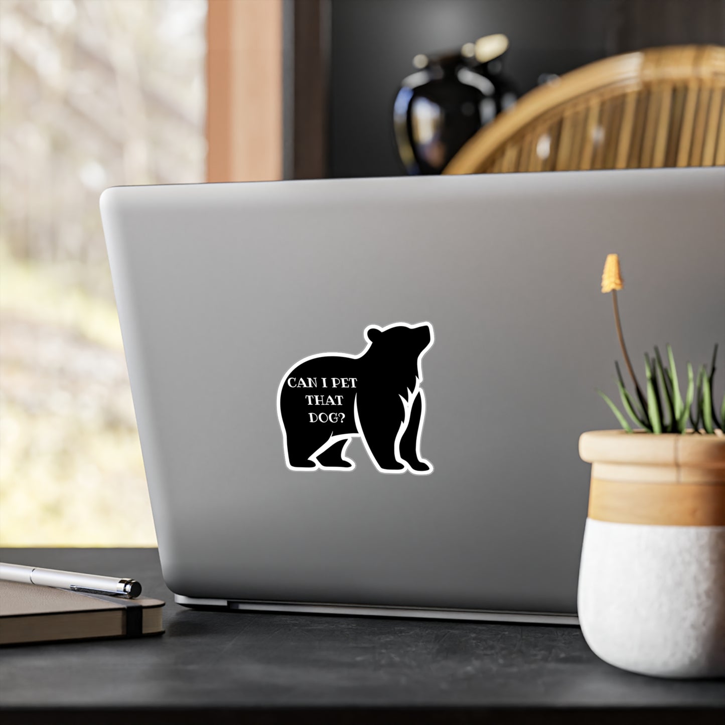 Can I Pet That Dog? Vinyl Kiss Cut Sticker