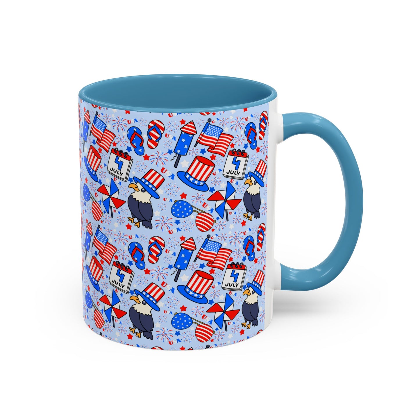 Patriotic Accent Coffee Mug