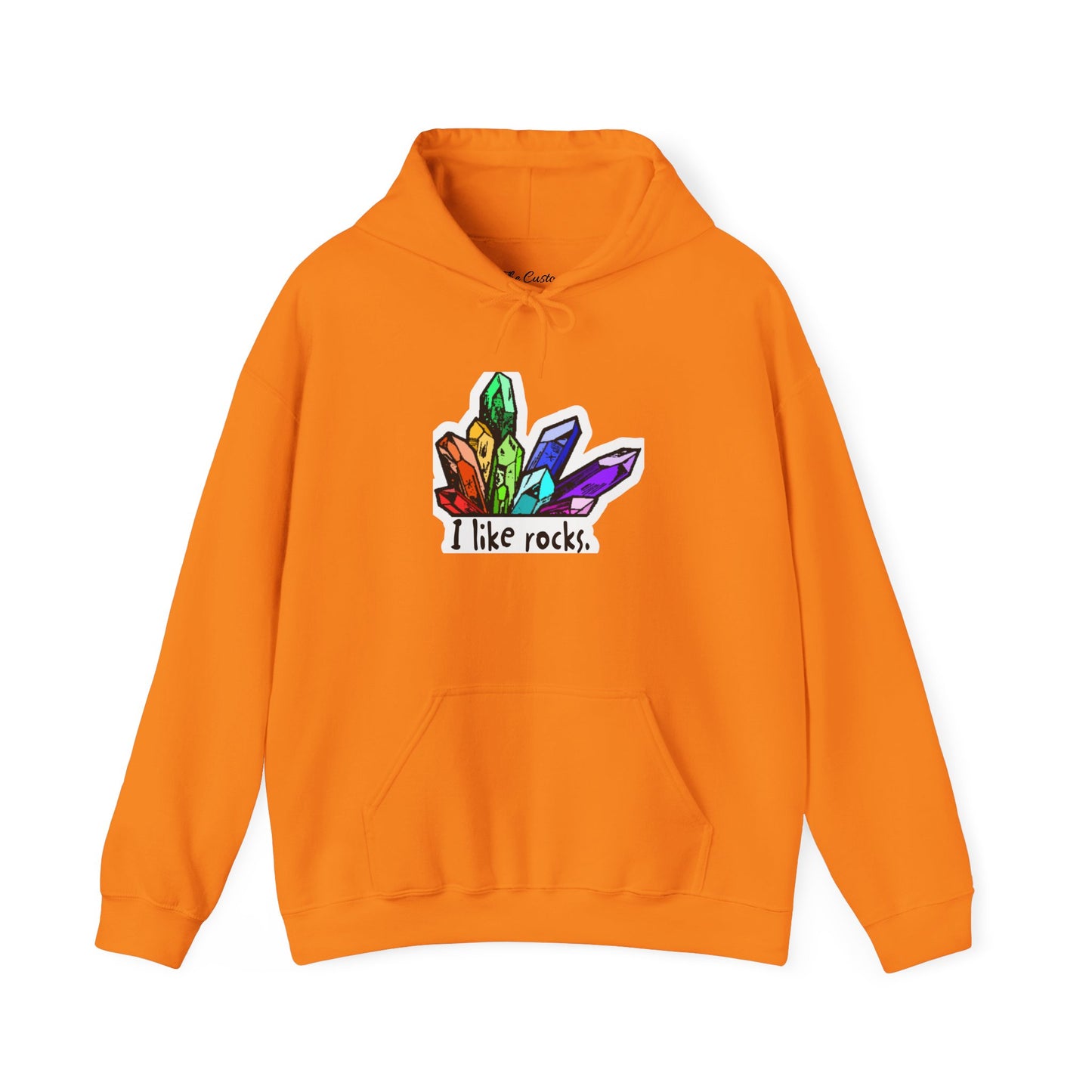 I Like Rocks Hooded Sweatshirt