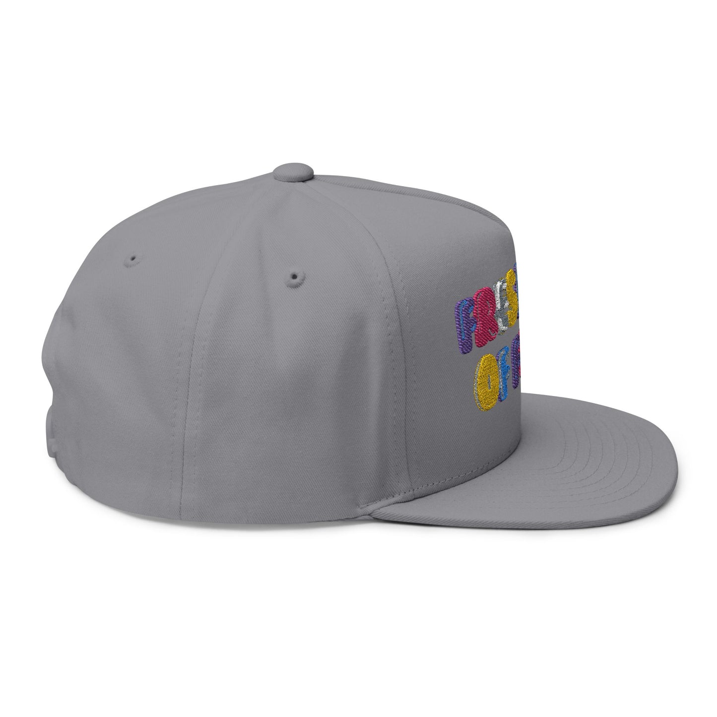 Embroidered Flat Bill Cap - Fresh Out of F*cks