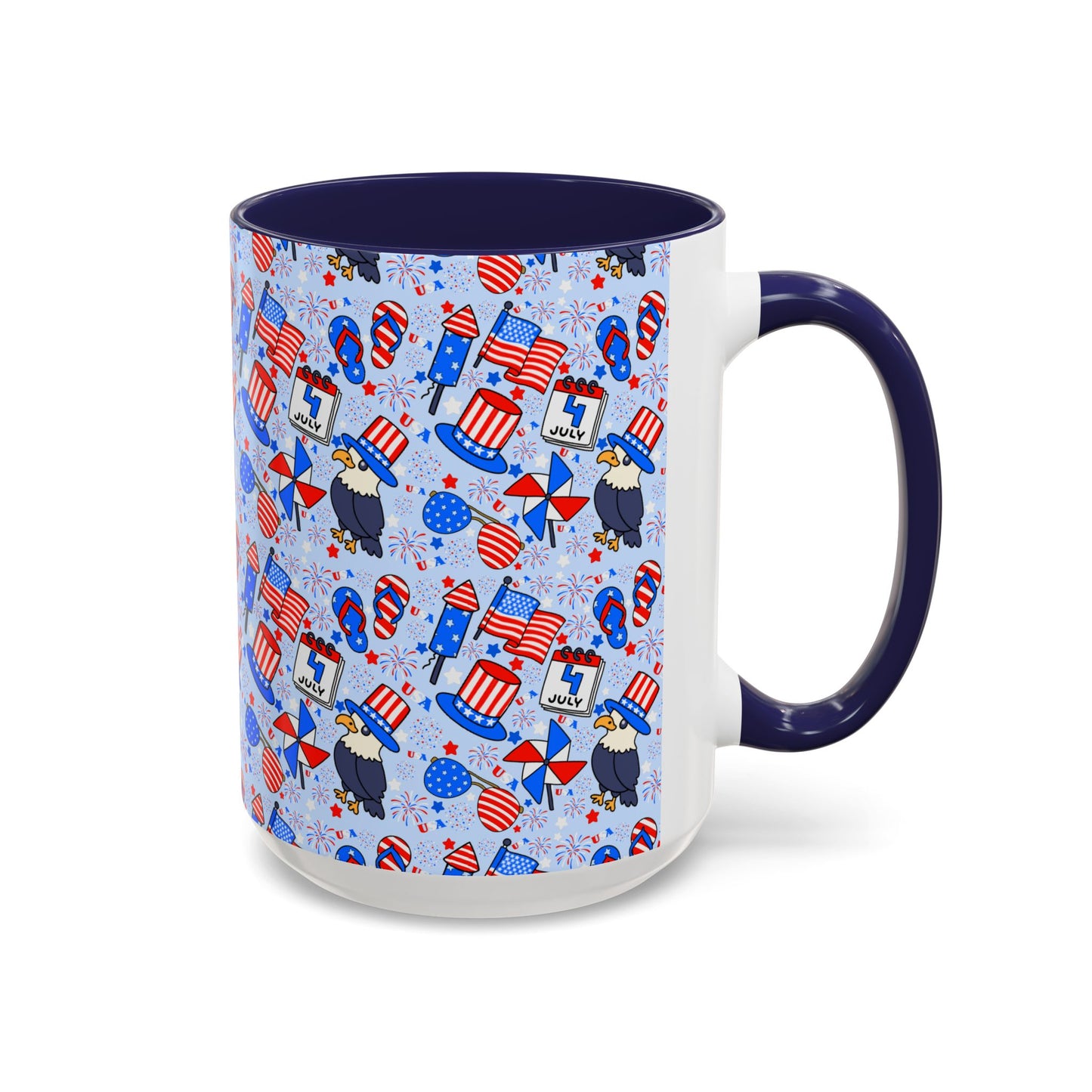 Patriotic Accent Coffee Mug