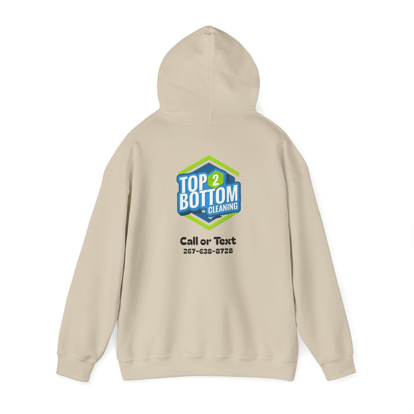 Top 2 Bottom Cleaning Hooded Sweatshirt