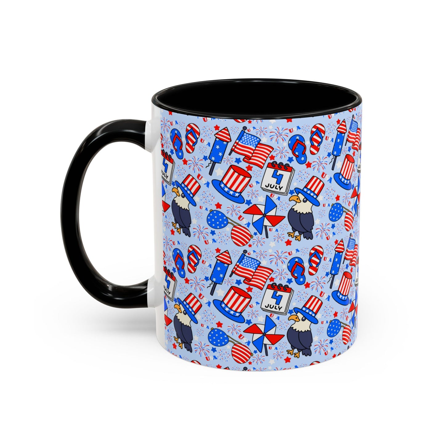 Patriotic Accent Coffee Mug