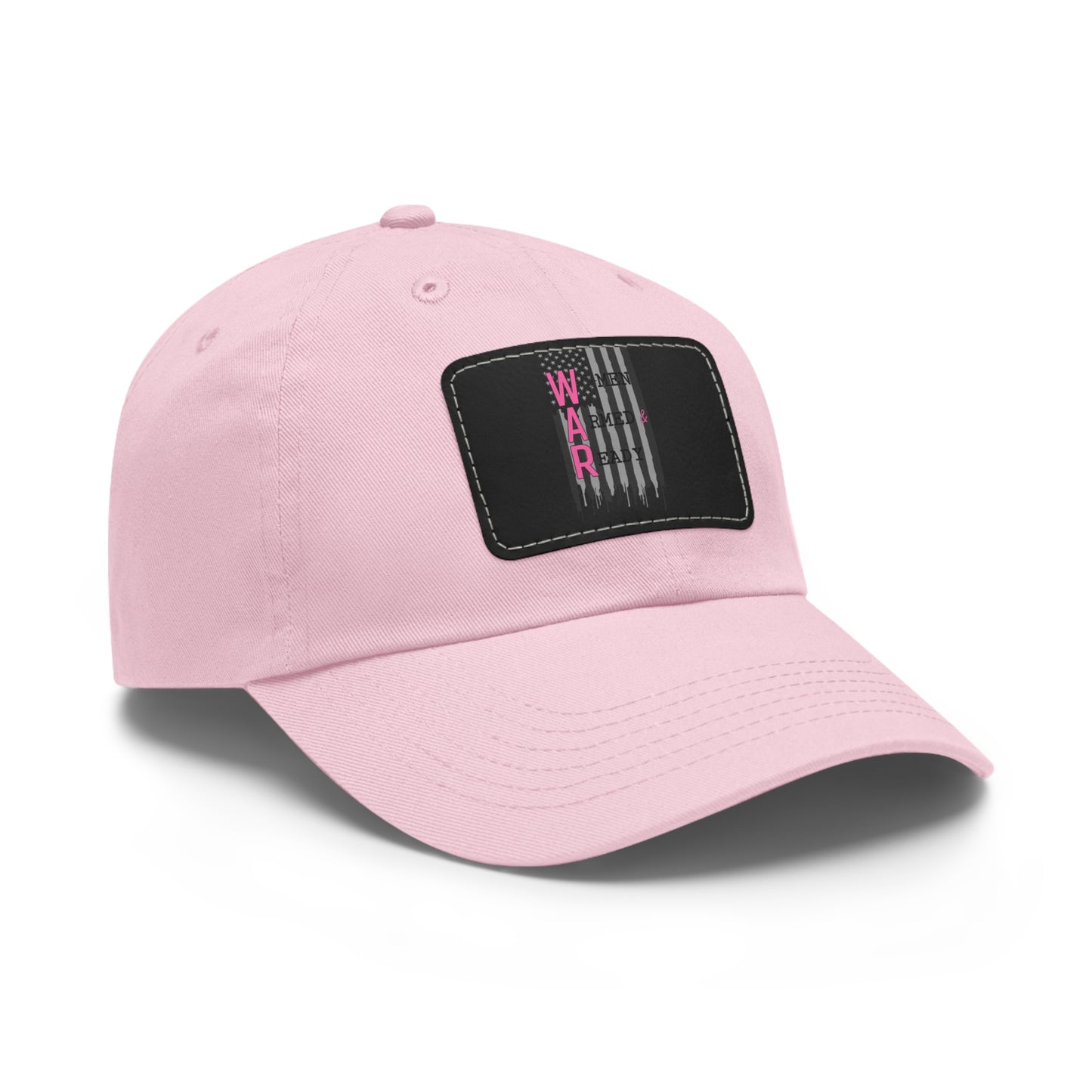 Women Armed & Ready Grey Flag with Leather Patch