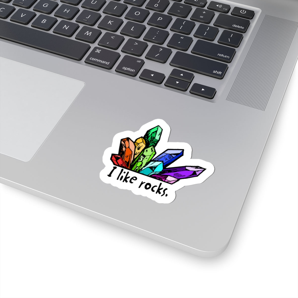 I Like Rocks Sticker