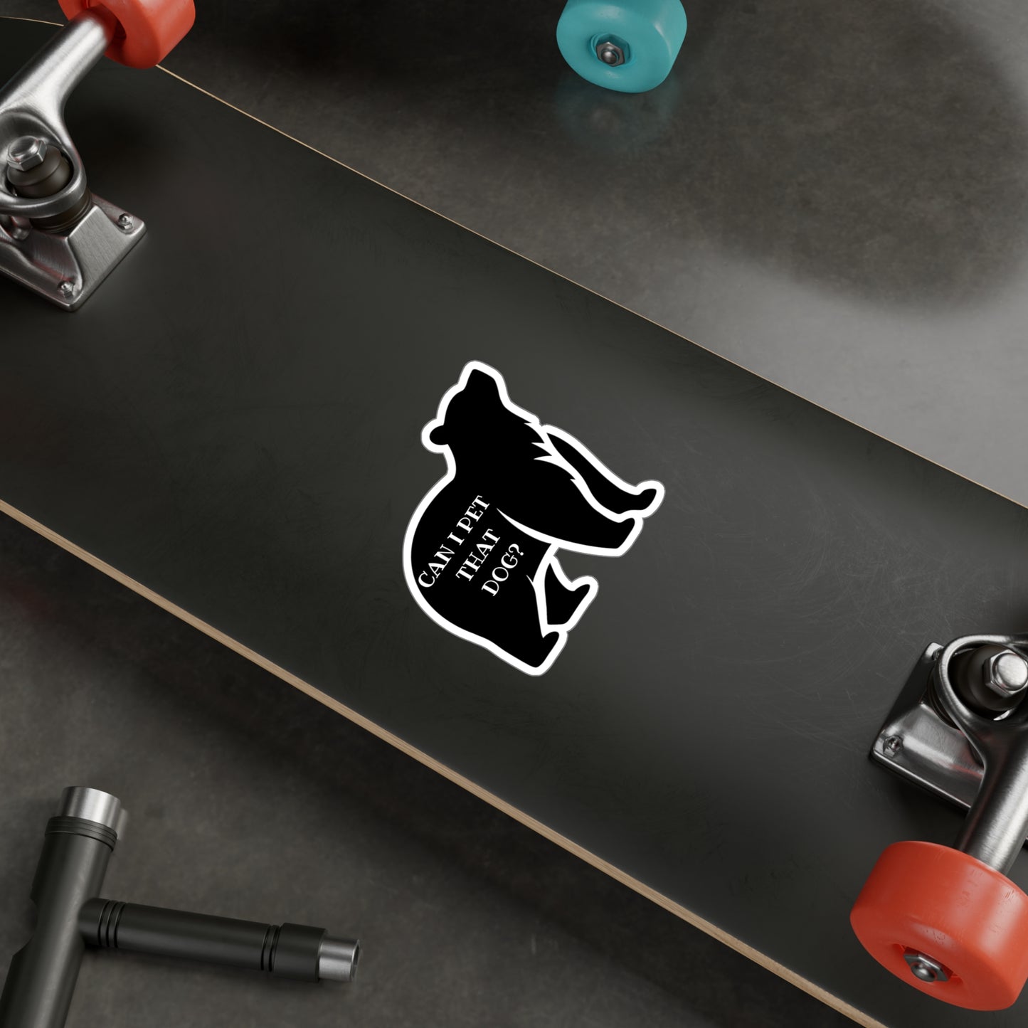 Can I Pet That Dog? Vinyl Kiss Cut Sticker
