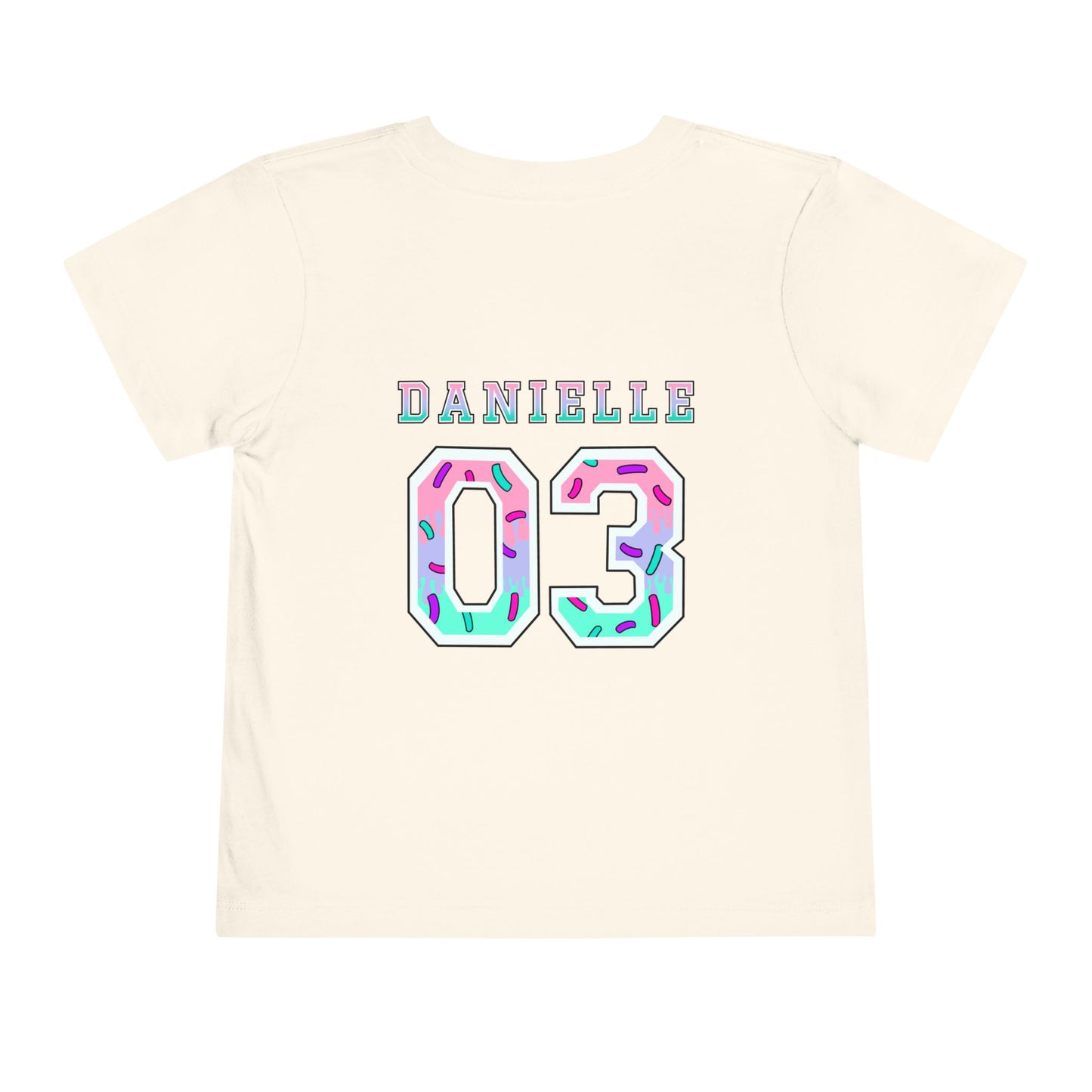 Toddler Short Sleeve Tee - Ice Cream Design