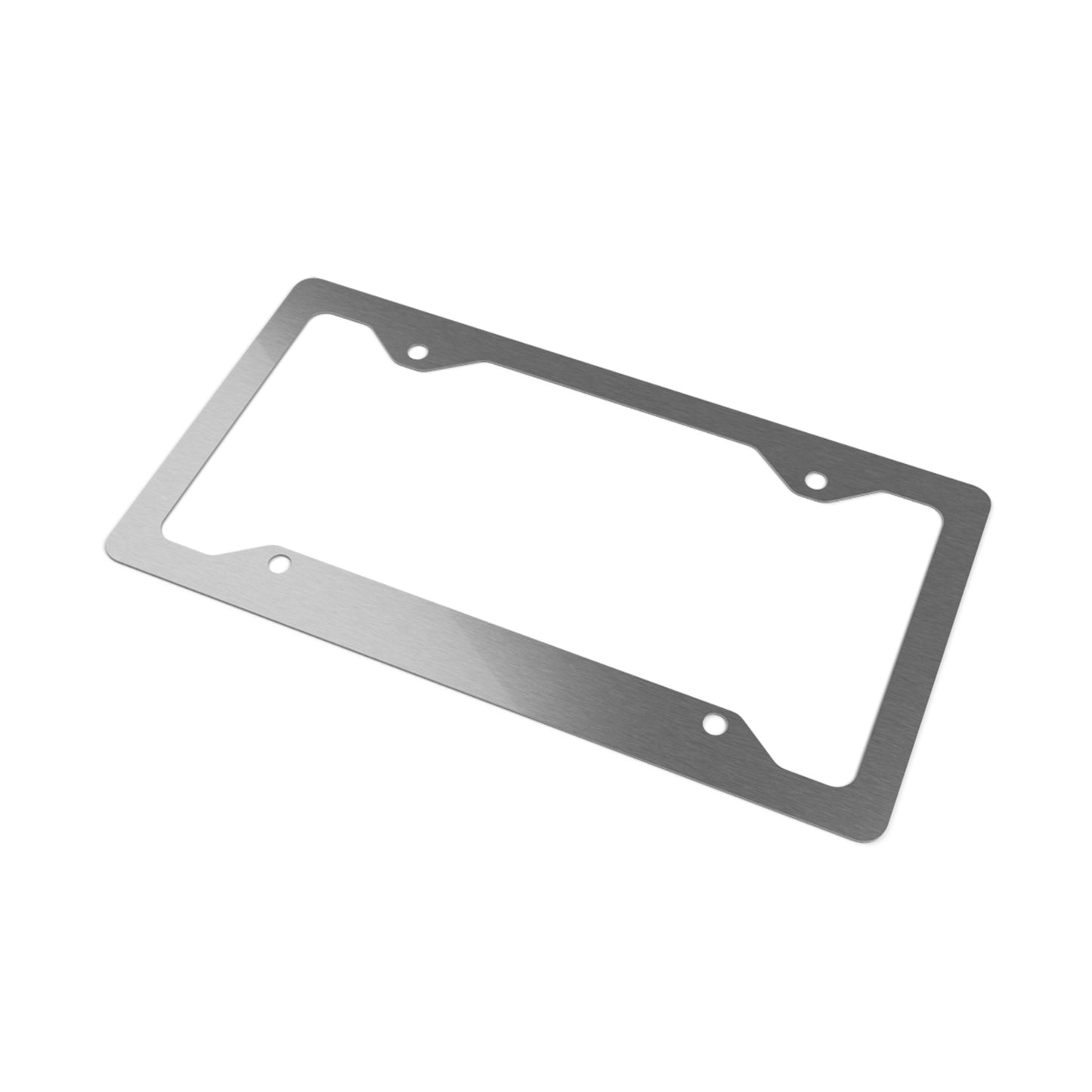 Women Armed & Ready Metal License Plate Frame