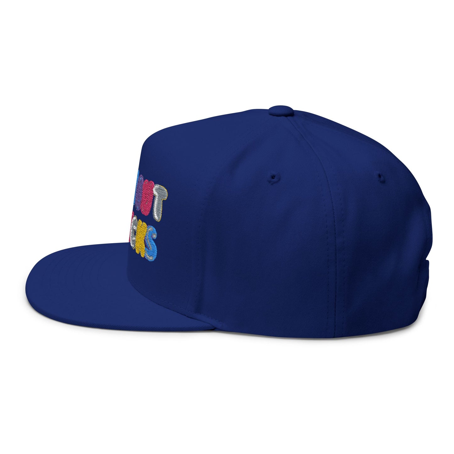 Embroidered Flat Bill Cap - Fresh Out of F*cks