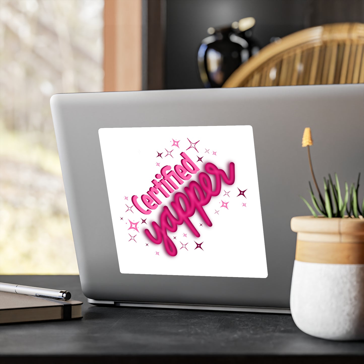 Certified Yapper Kiss-Cut Vinyl Decal