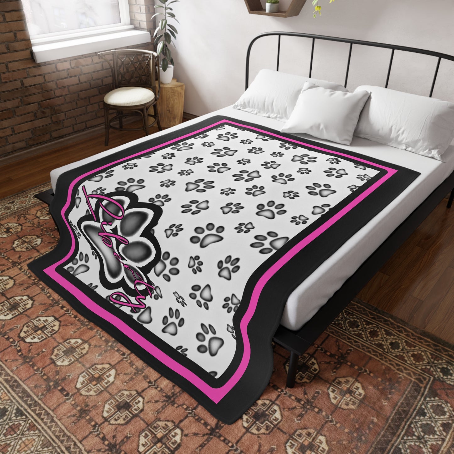 Liberty Plush Fleece Dog Blanket
