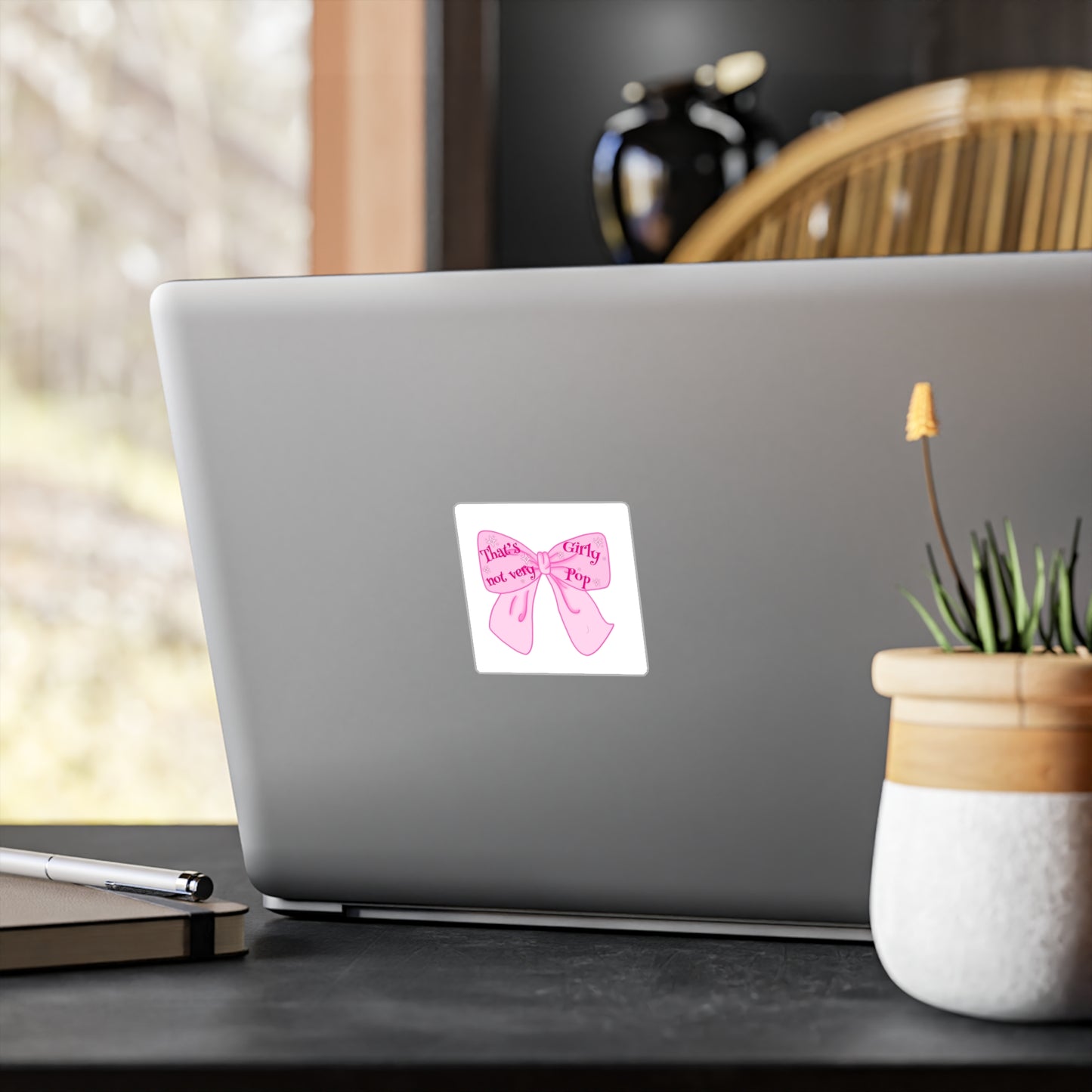 That's Not Very Girl Pop Kiss-Cut Vinyl Decal