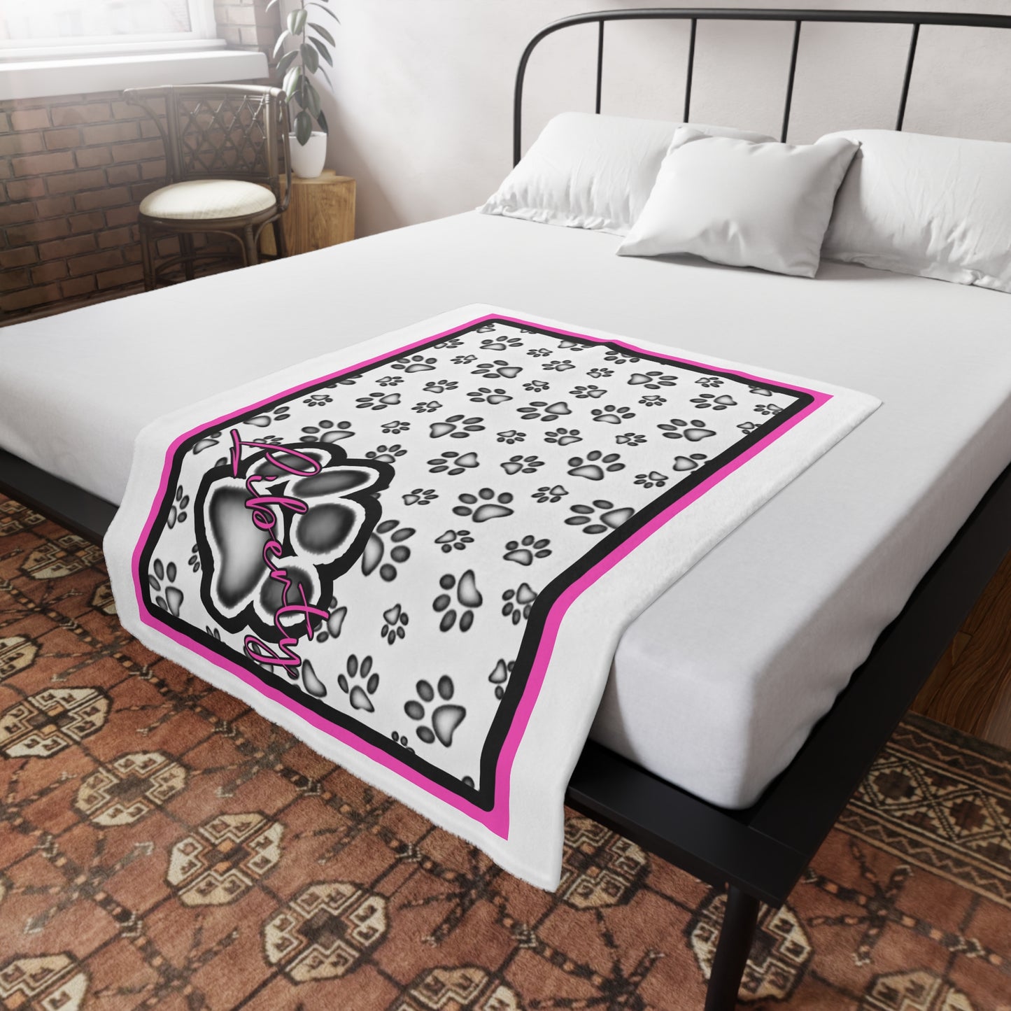 Liberty Plush Fleece Dog Blanket